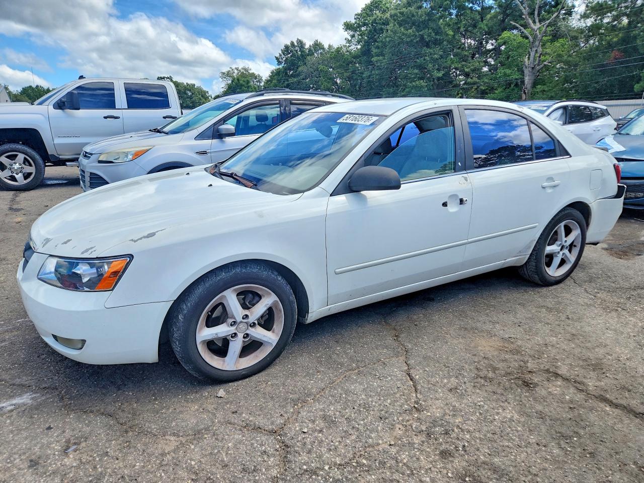 2007 Hyundai Sonata SE, VIN 5NPEU46FX7H220899 — Rear end