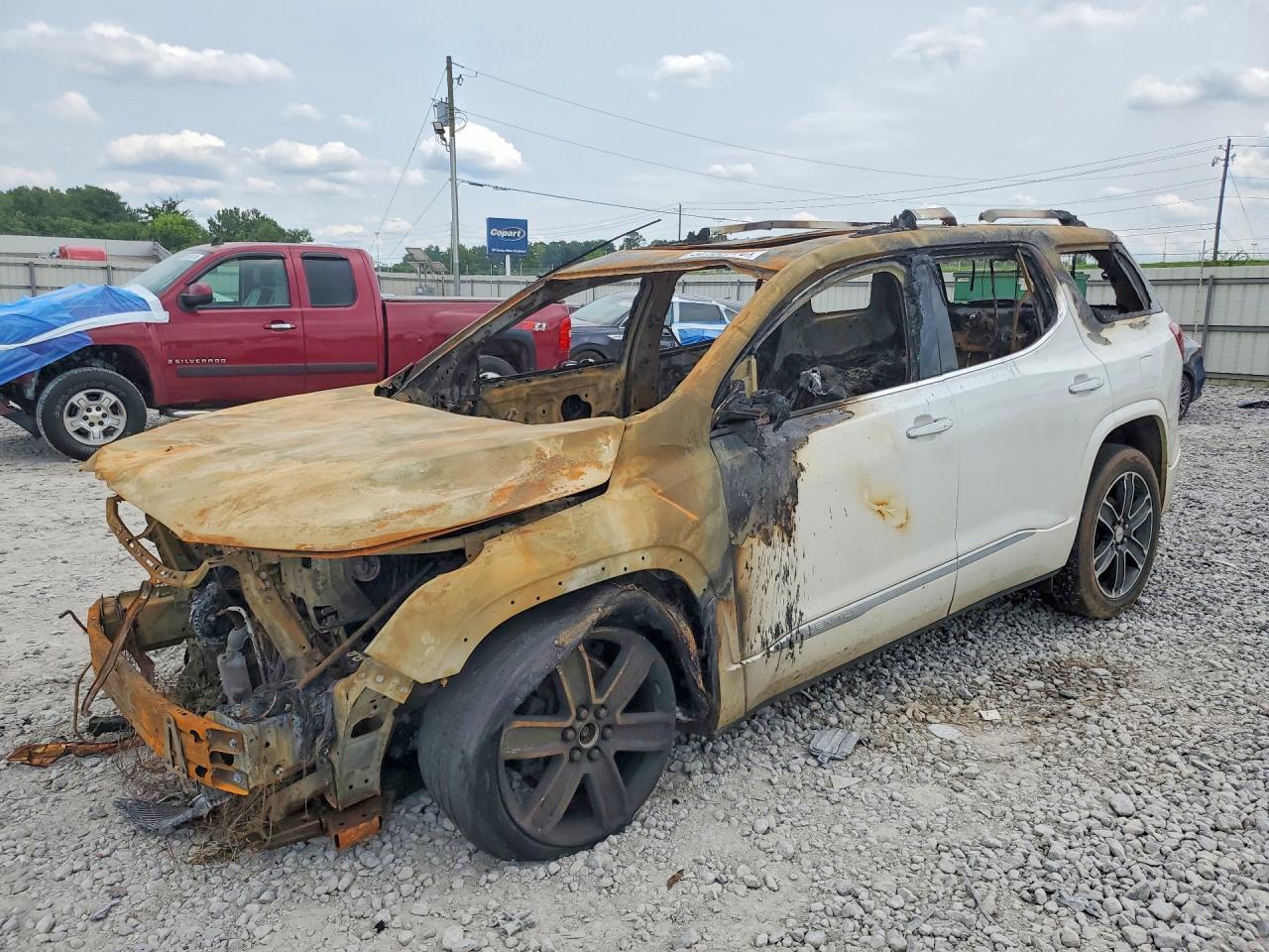 2018 GMC Acadia Denali, VIN 1GKKNXLS4JZ135726 — Burn