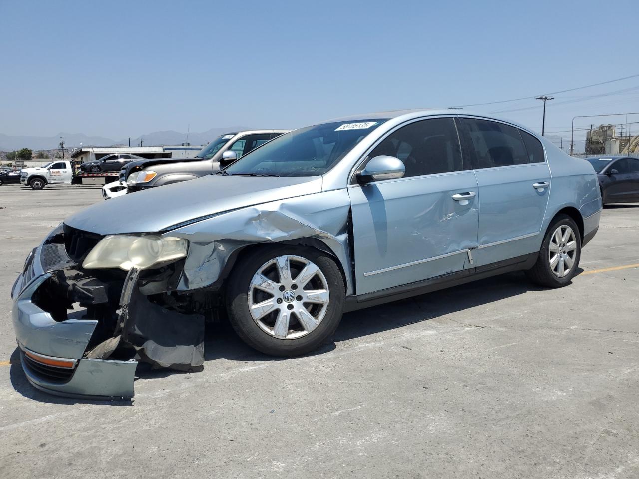 2007 Volkswagen Passat 2.0T, VIN WVWAK73C97P021539 — Front end