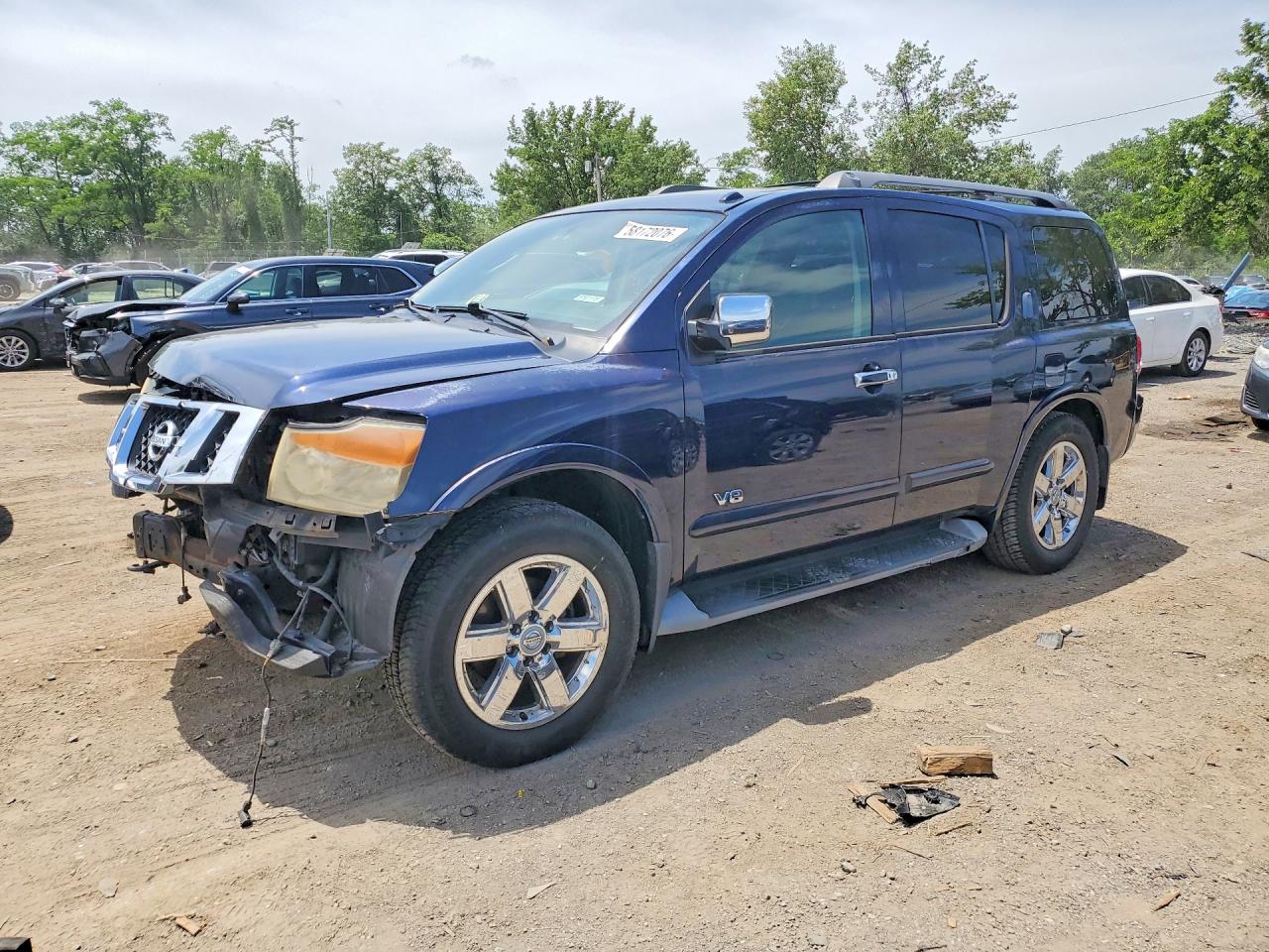 2009 Nissan Armada LE, VIN 5N1AA08C79N605080 — Front end