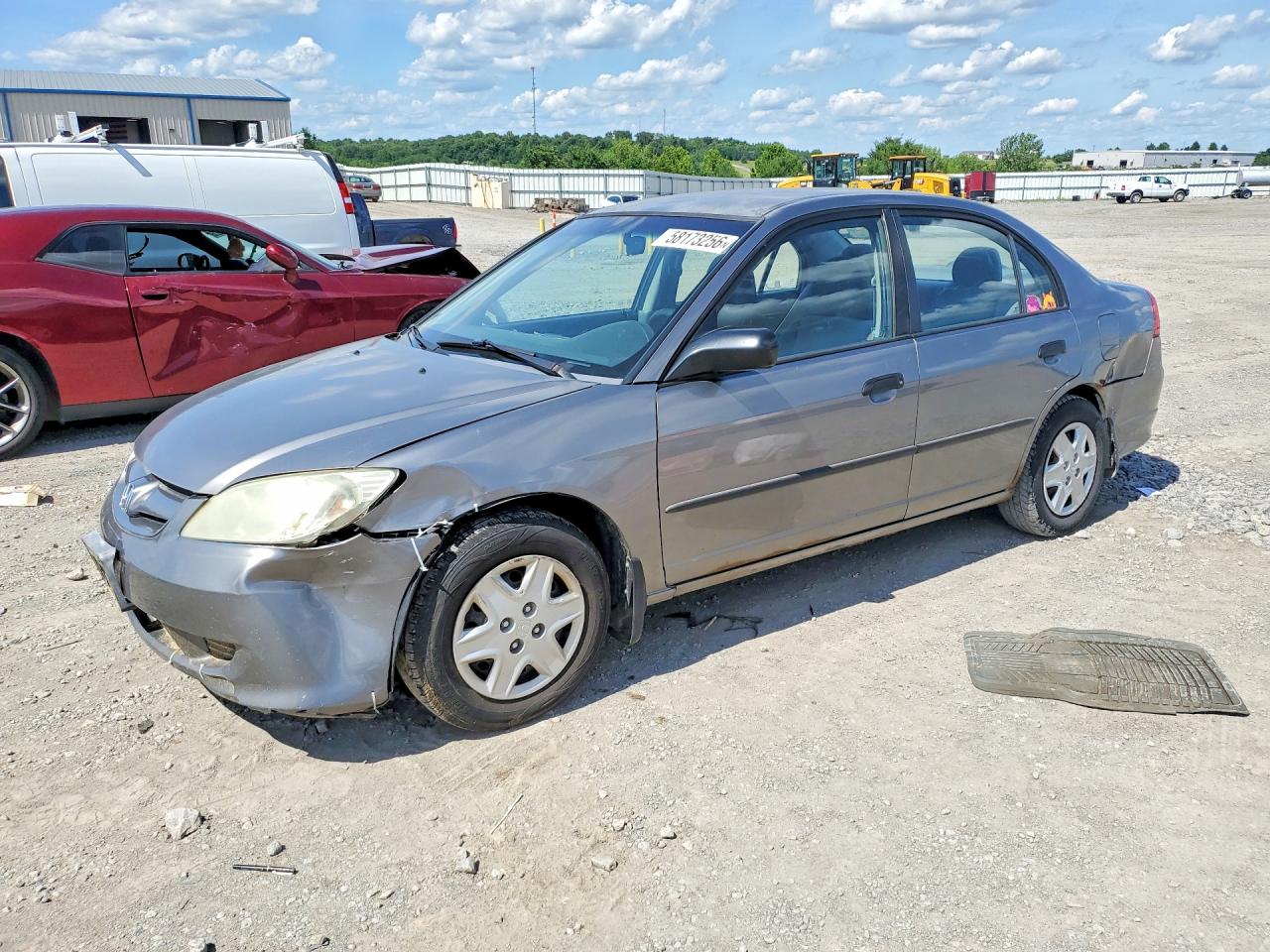 2005 Honda Civic VP, VIN 2HGES16345H577352 — Front end