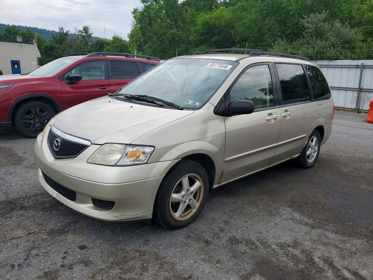 2003 Mazda MPV LX, VIN JM3LW28J730377201 — Side
