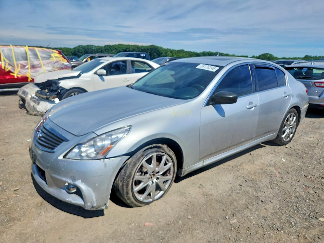 2013 Infiniti G37 x, VIN JN1CV6AR9DM758189 — Зад