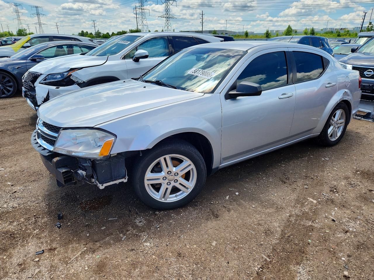 2011 Dodge Avenger Mainstreet, VIN 1B3BD1FB4BN590898 — Перед