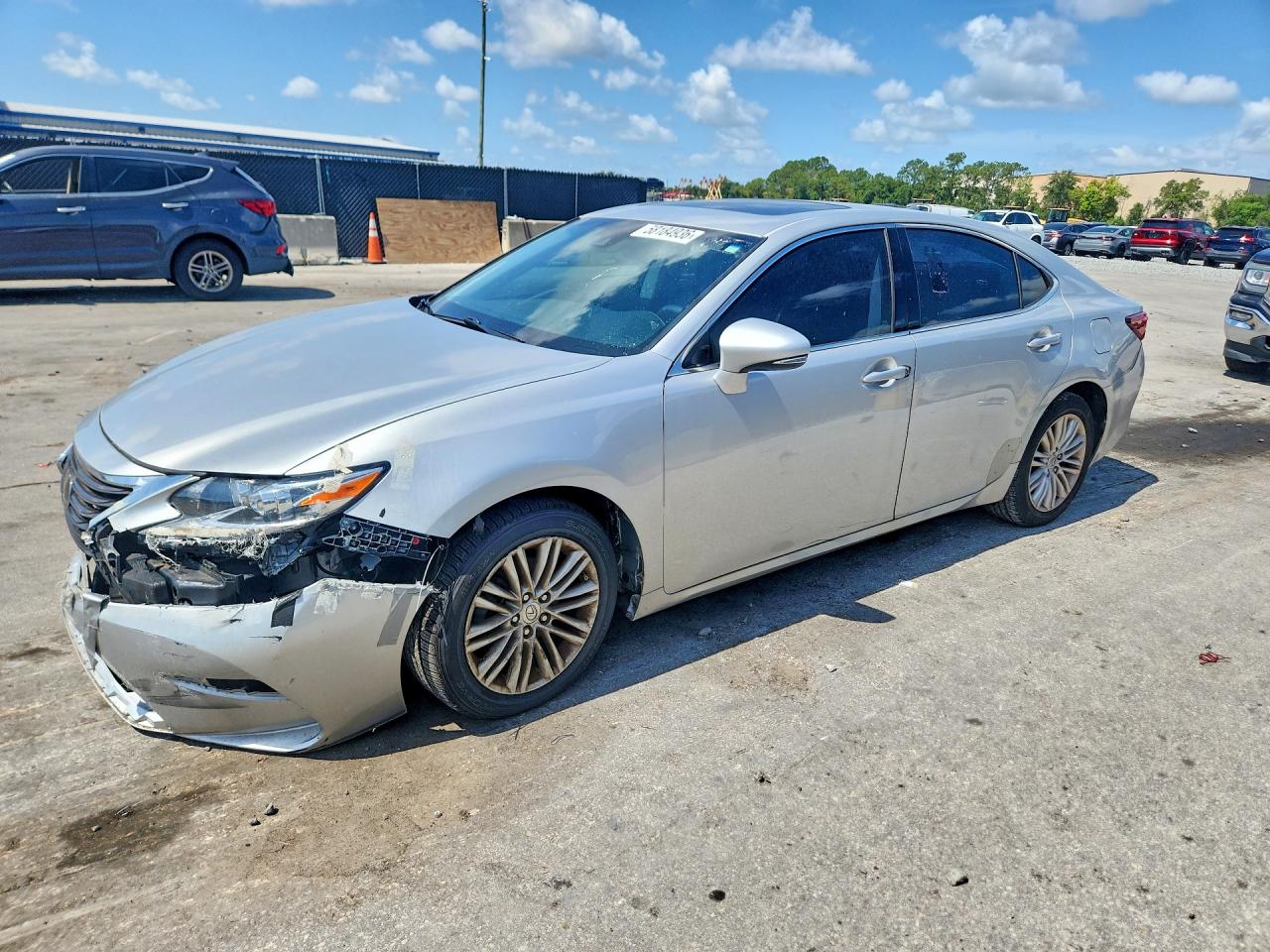 2017 Lexus ES 350, VIN 58ABK1GG9HU042798 — Front end