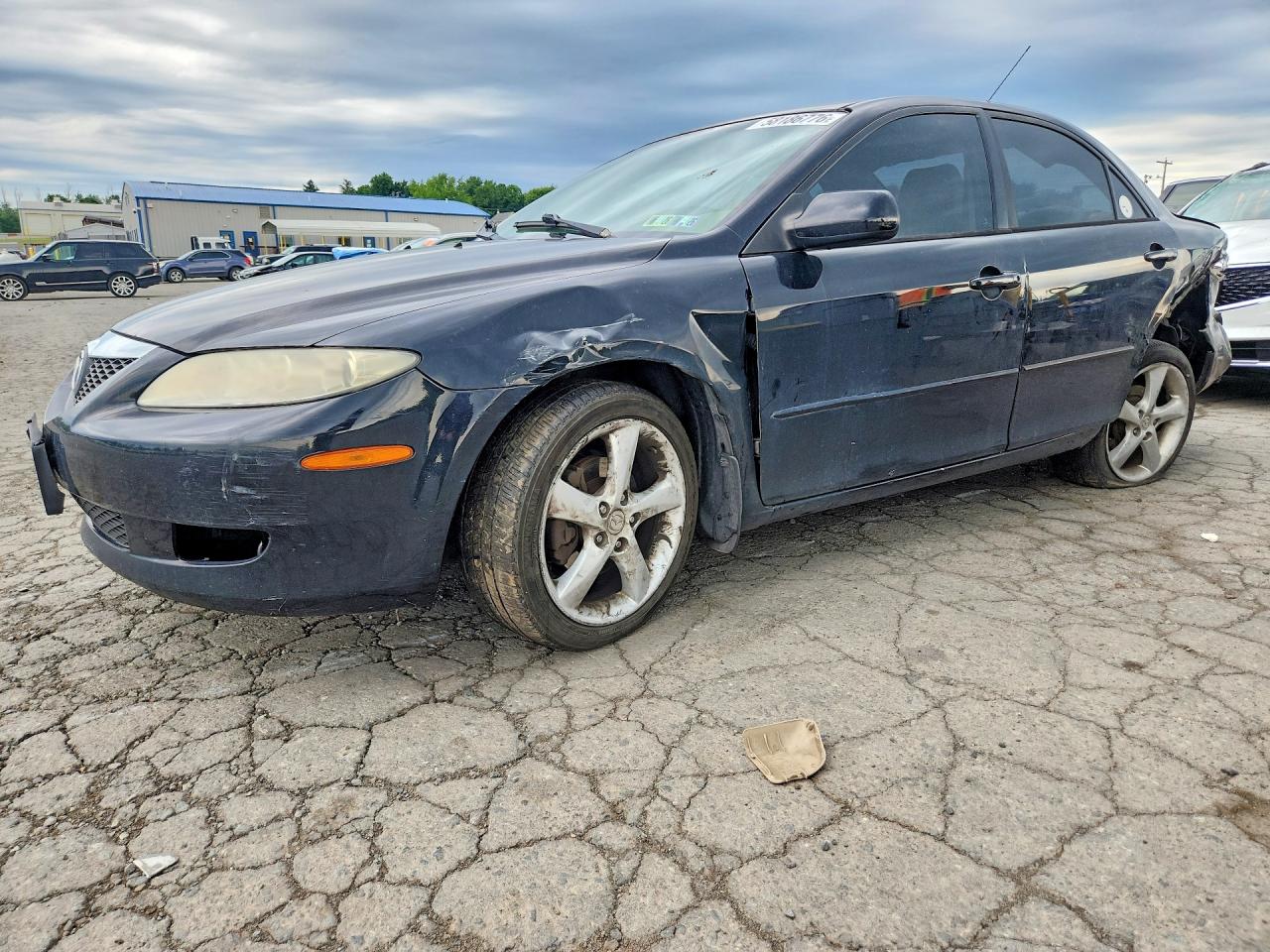 2004 Mazda 6 s, VIN 1YVFP80D945N08834 — Rear end