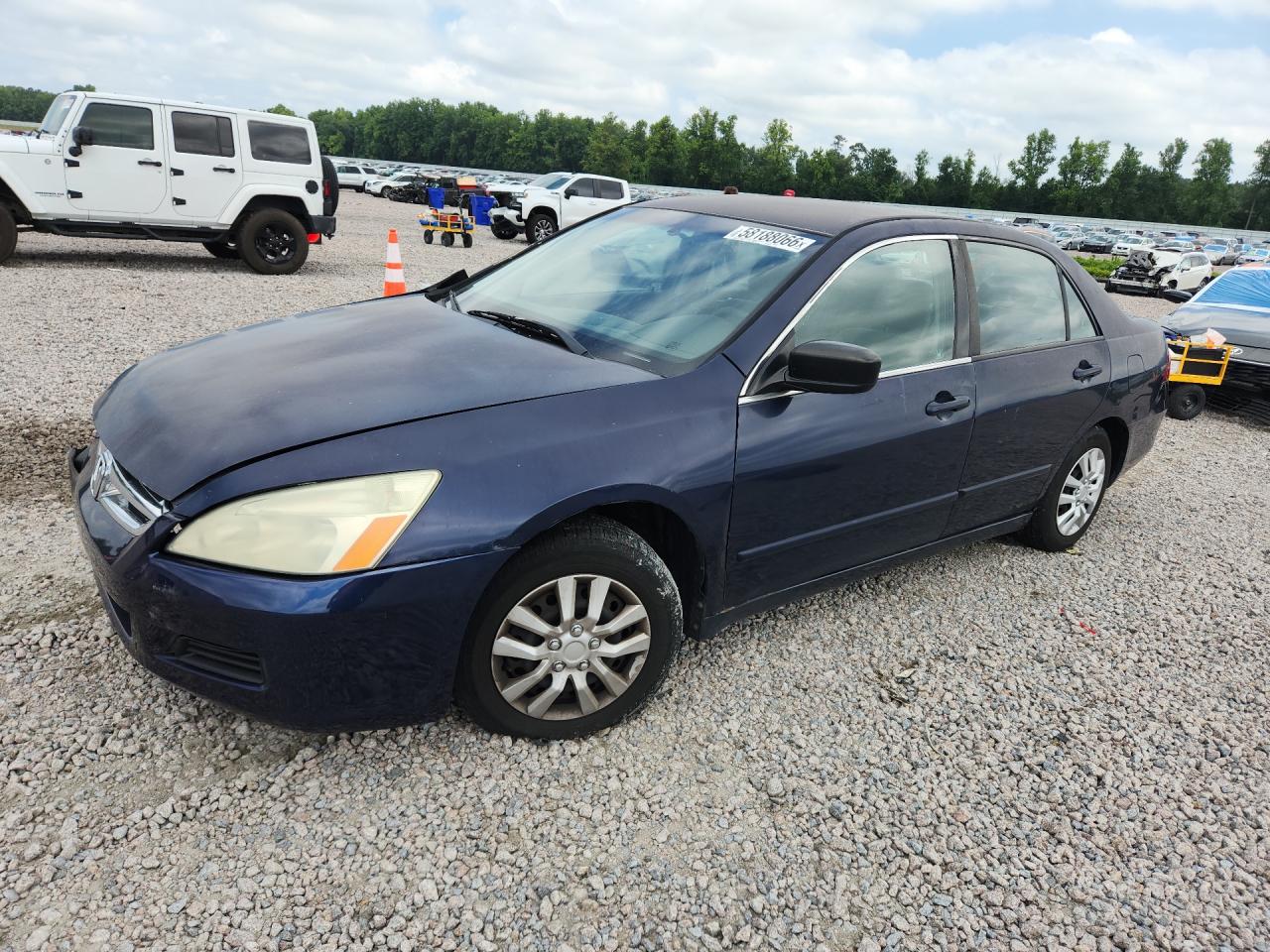 2007 Honda Accord VP, VIN 1HGCM561X7A072926 — Front end