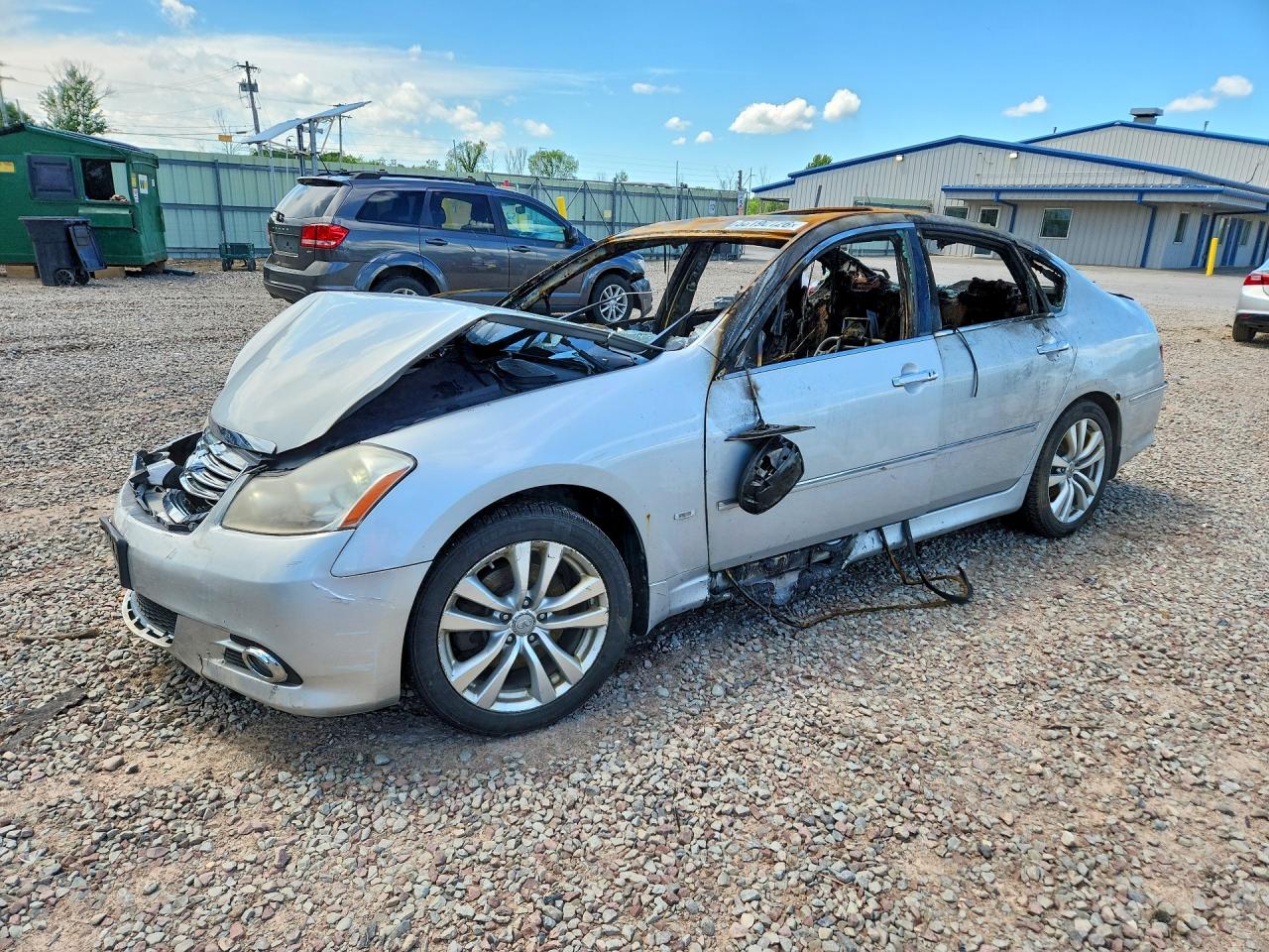 2009 Infiniti M, VIN JNKCY01FX9M852921 — Interior fire