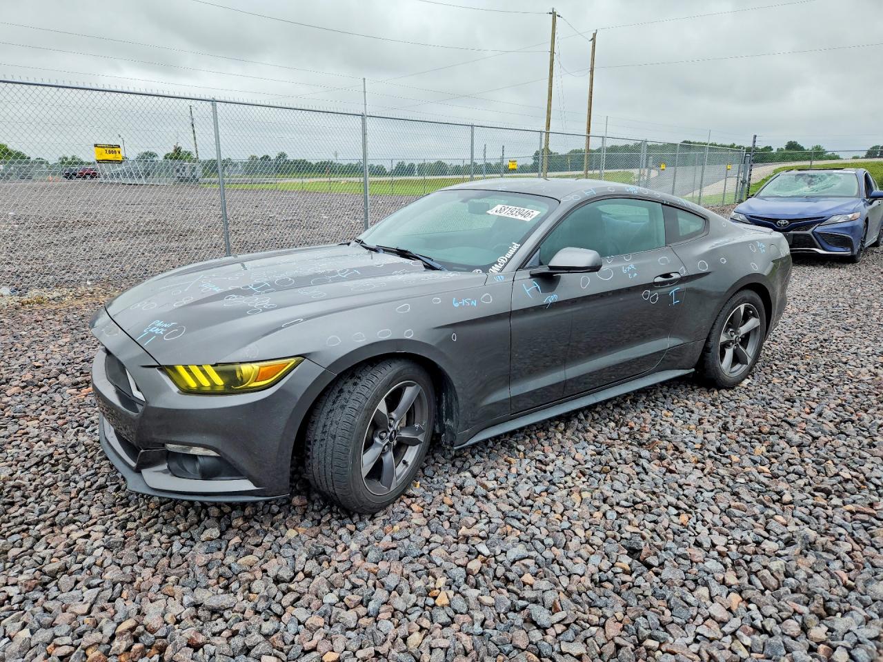 2015 Ford Mustang V6, VIN 1FA6P8AM2F5353587 — Hail