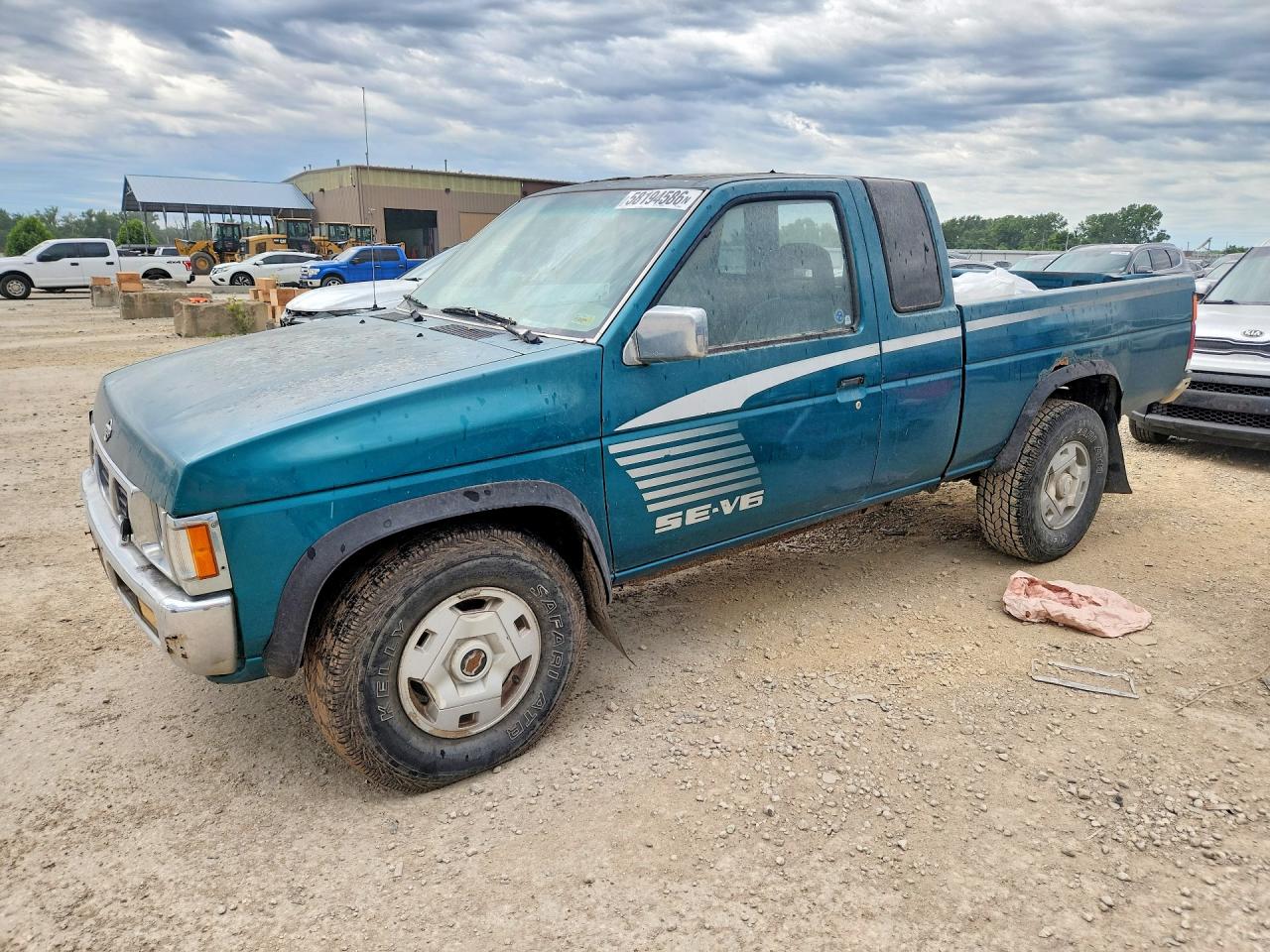 1995 Nissan Frontier SE, VIN 1N6HD16Y1SC309694 — Rear end