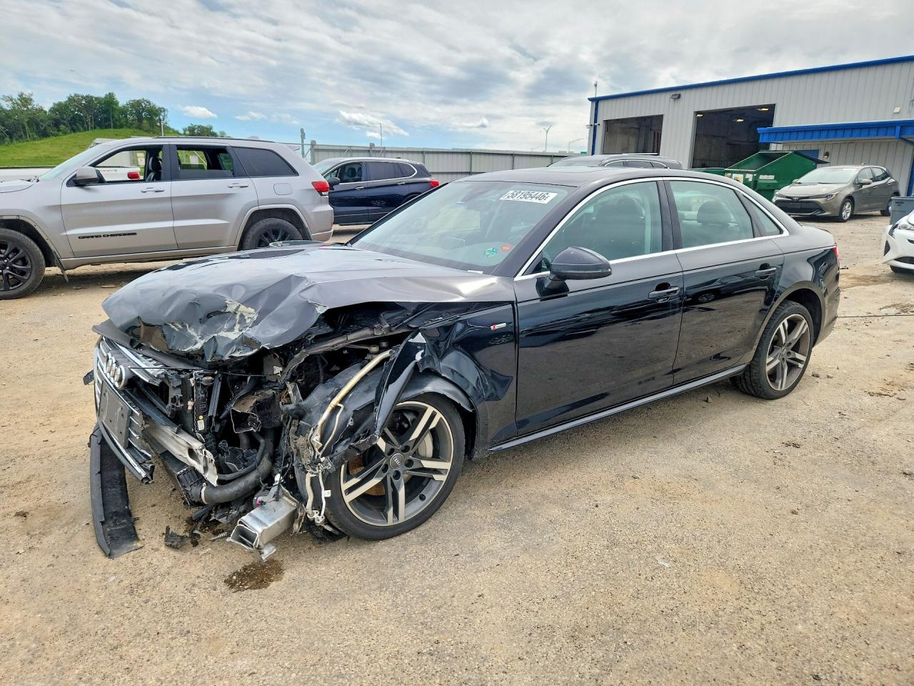 2017 Audi A4 Premium Plus, VIN WAUENAF41HN039926 — Front end