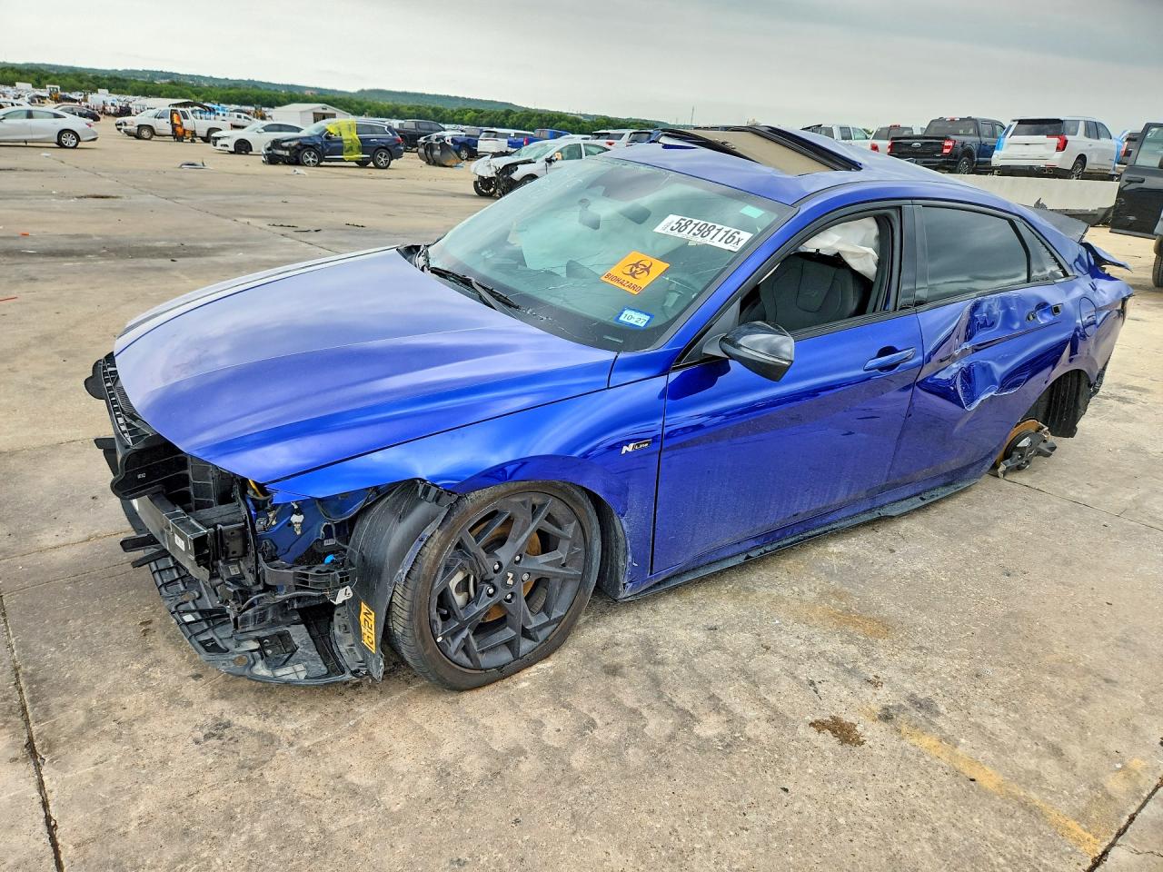 2025 Hyundai Elantra N Line, VIN KMHLR4DF4SU063795 — Rollover
