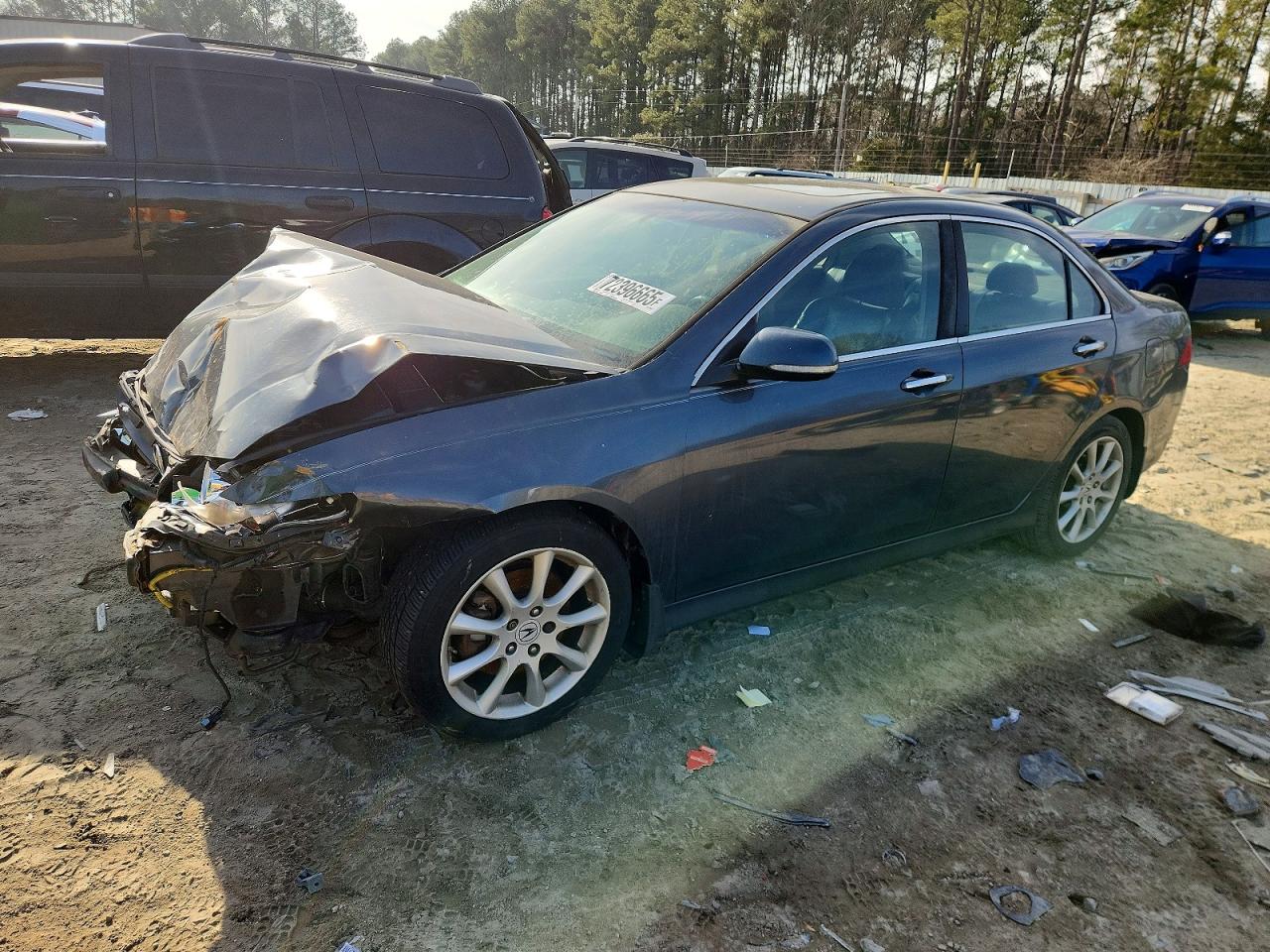 2007 Acura TSX, VIN JH4CL96847C003495 — Front end