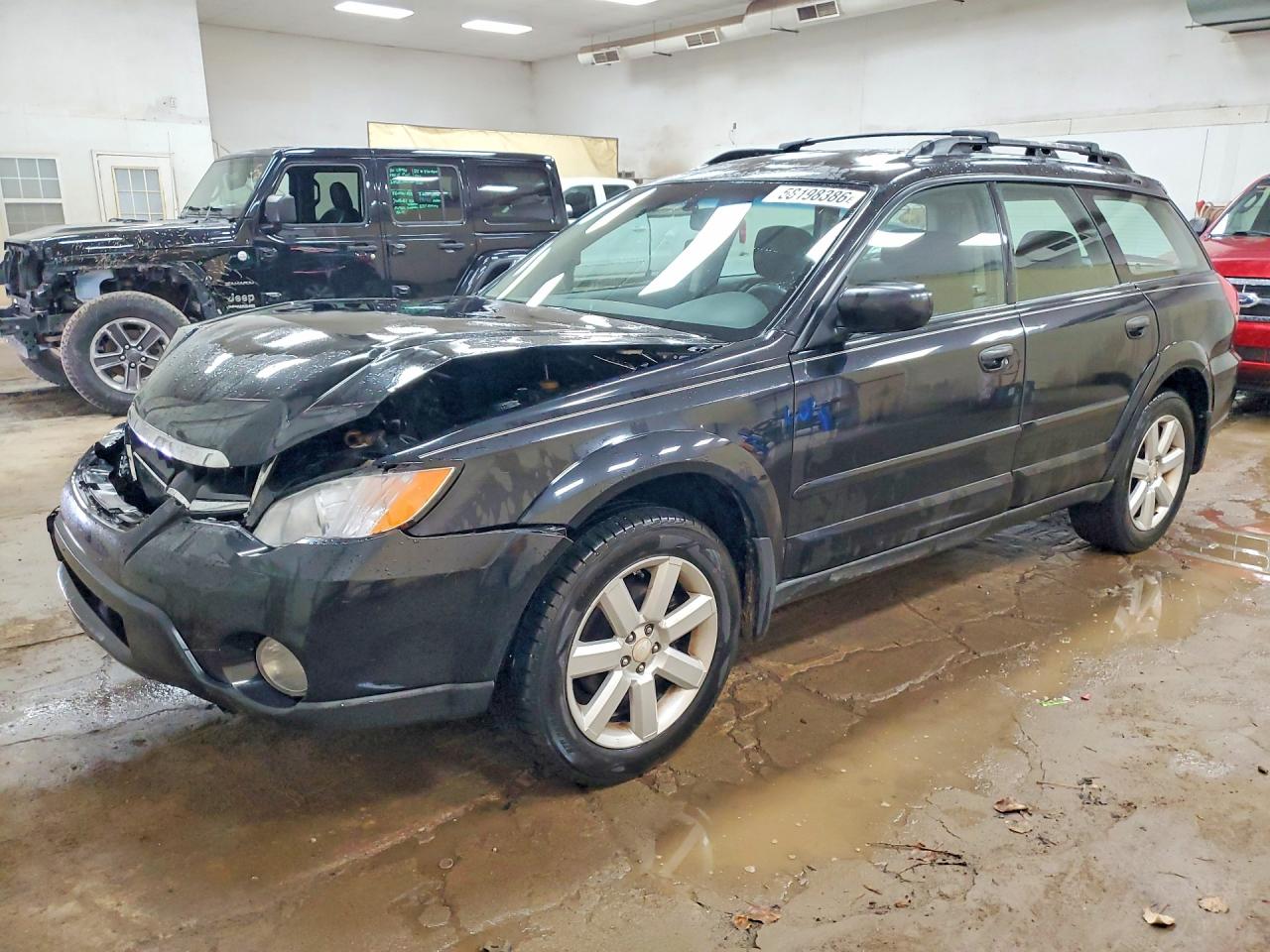 2008 Subaru Outback i, VIN 4S4BP61C087358147 — Front end