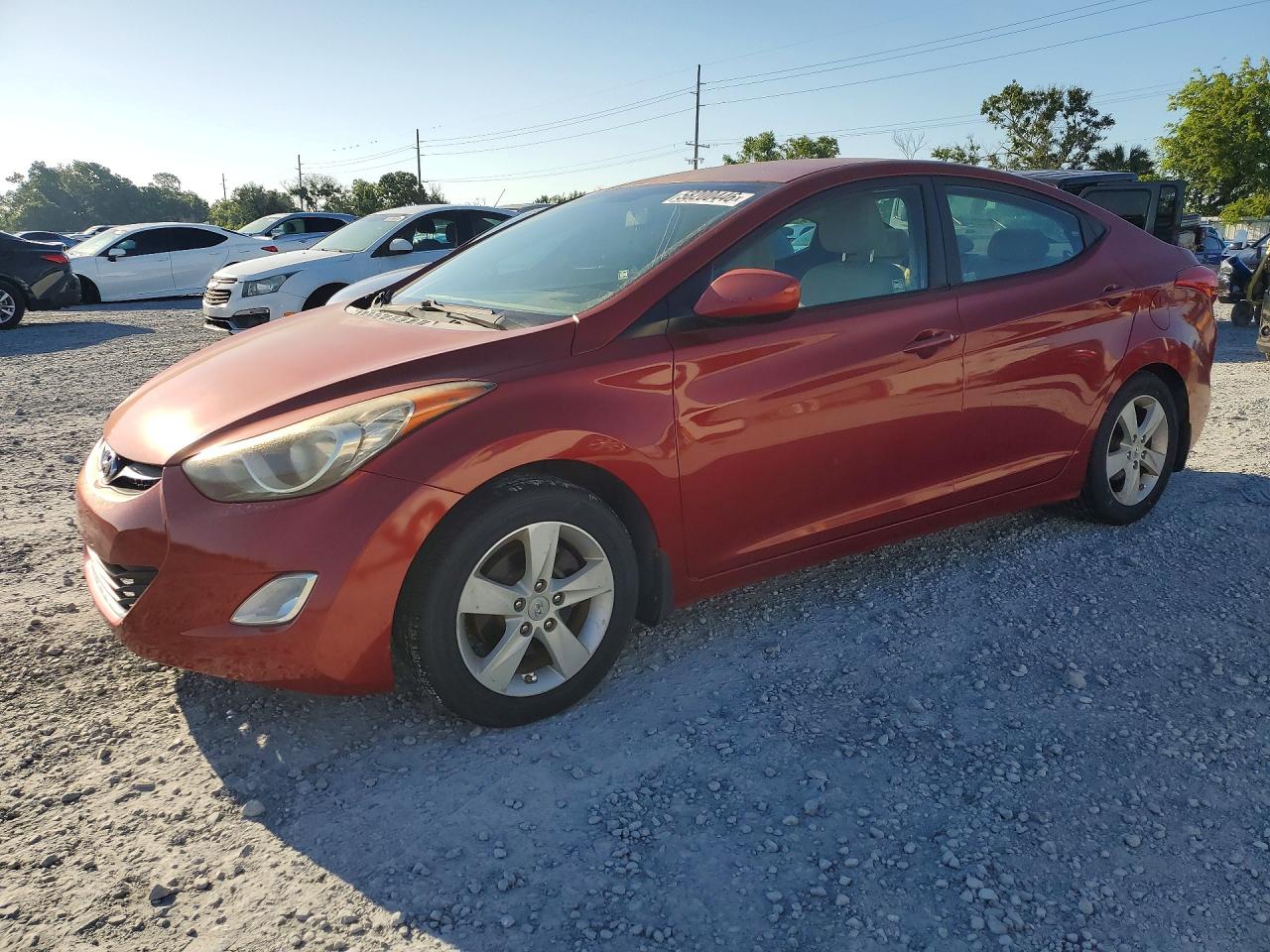 2012 Hyundai Elantra GLS, VIN KMHDH4AE6CU461093 — Minor dents and scratches