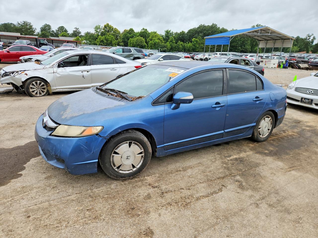 2009 Honda Civic, VIN JHMFA36279S015824 — Зад