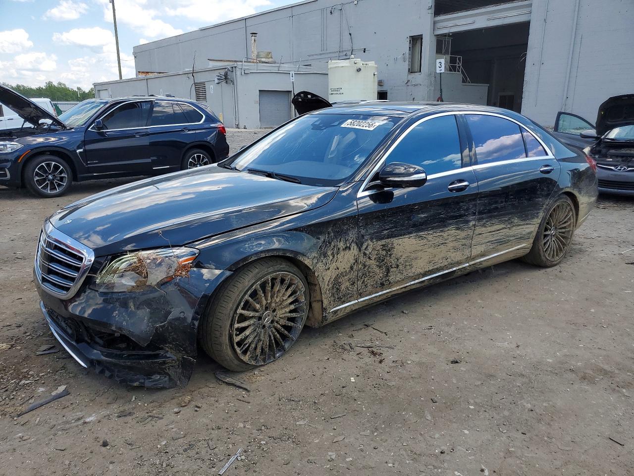 2018 Mercedes-Benz S 450, VIN WDDUG6EBXJA371095 — Front end