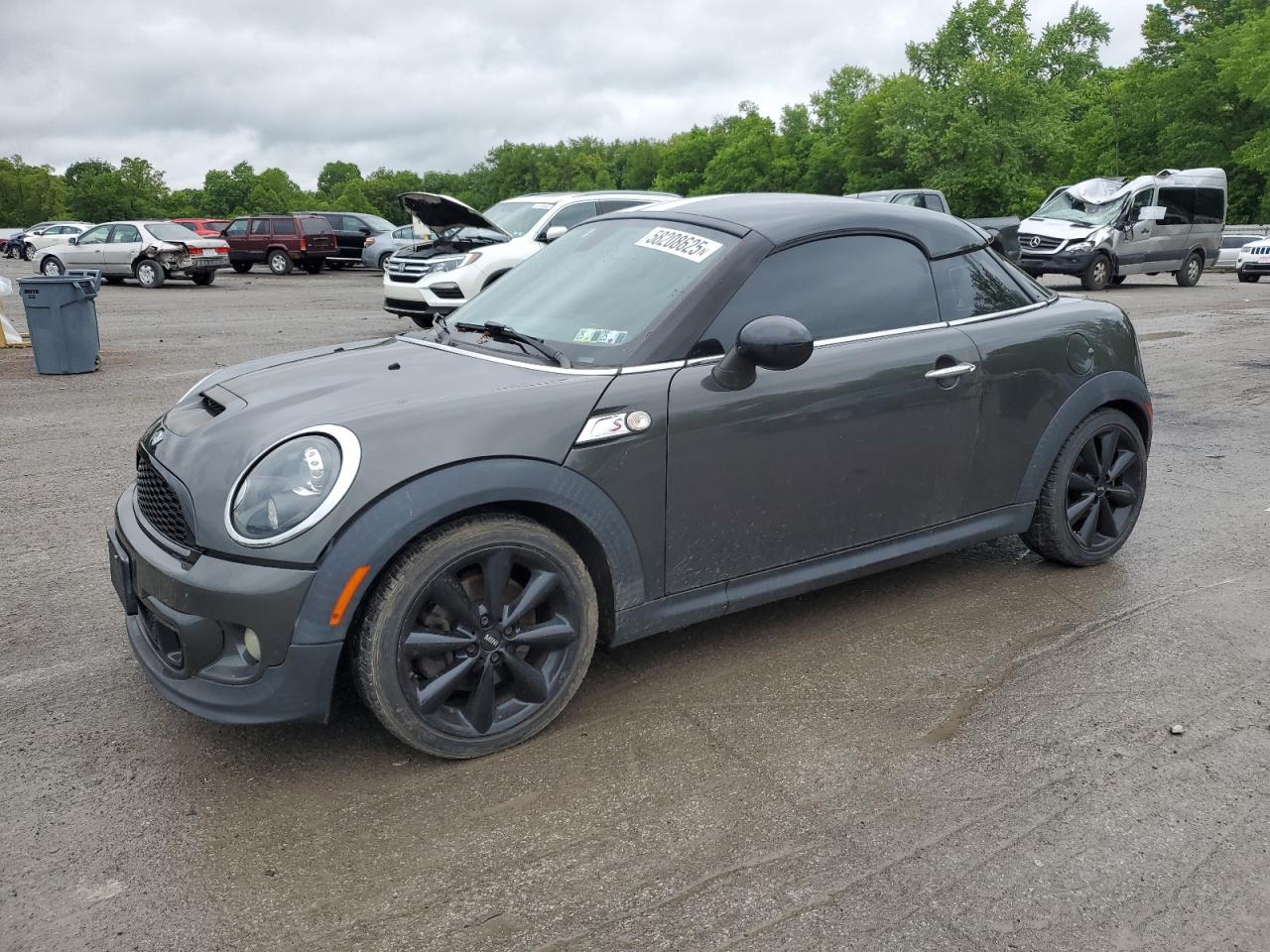 2013 MINI Coupe S, VIN WMWSX3C58DT466225 — Бок