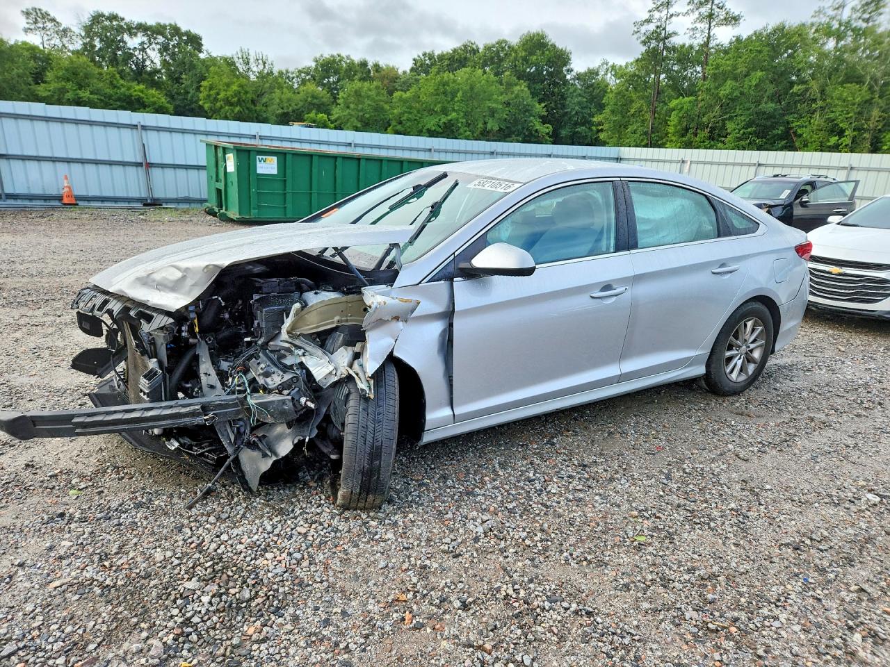 2018 Hyundai Sonata SE, VIN 5NPE24AF6JH674474 — Перед
