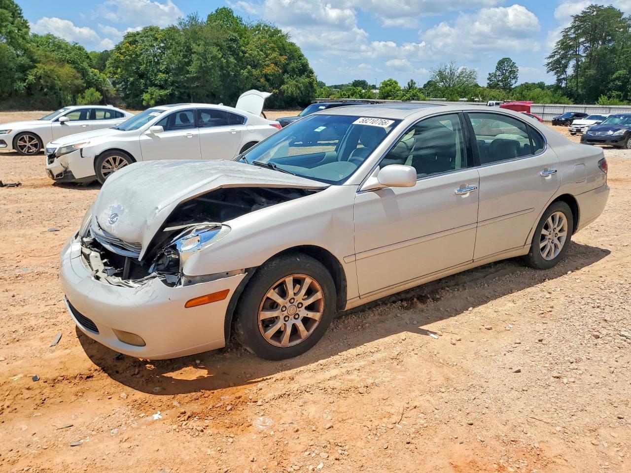 2002 Lexus ES 300, VIN JTHBF30G320010903 — Front end