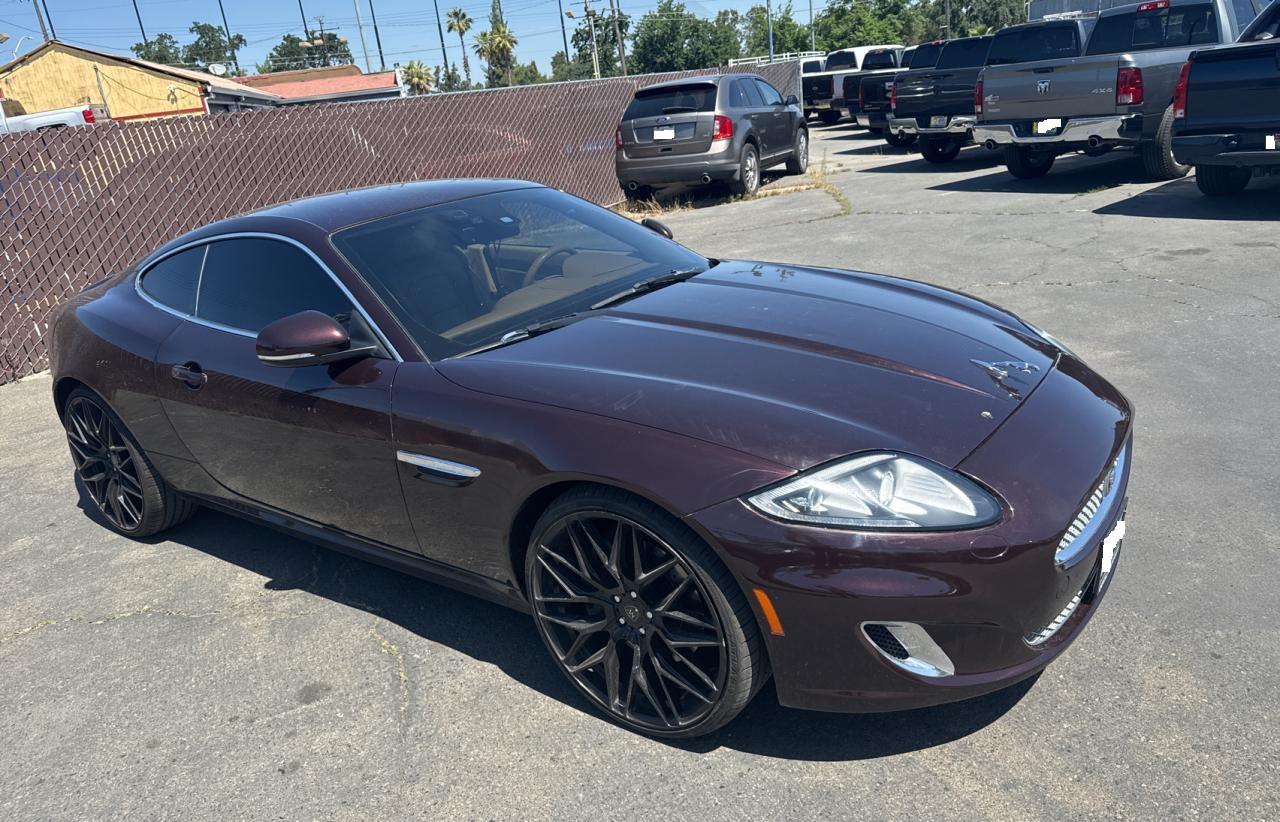 2012 Jaguar XK, VIN SAJWA4FB5CLB46697 — Auction photo
