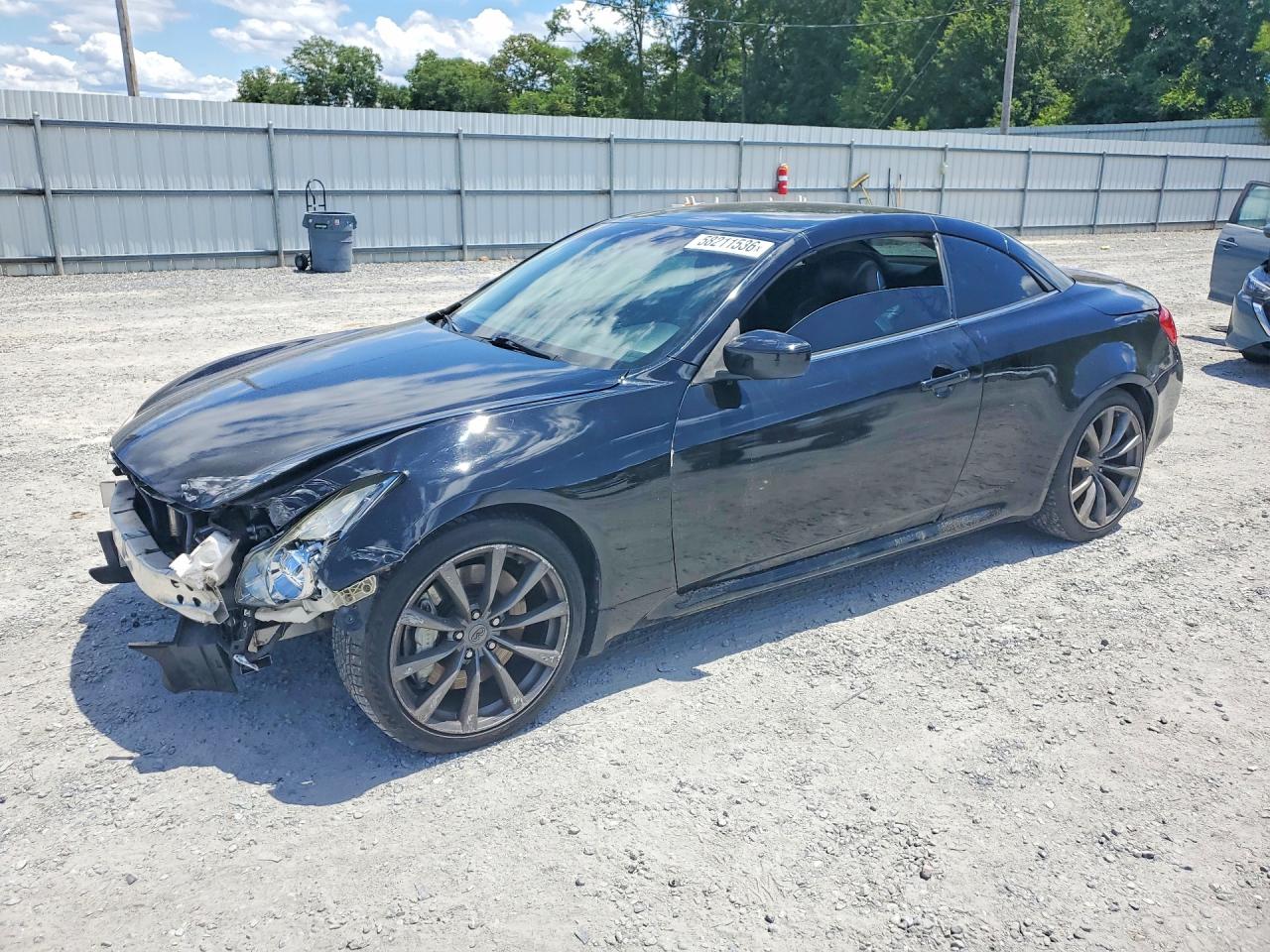 2010 Infiniti G37, VIN JN1CV6FE7AM353837 — Front end