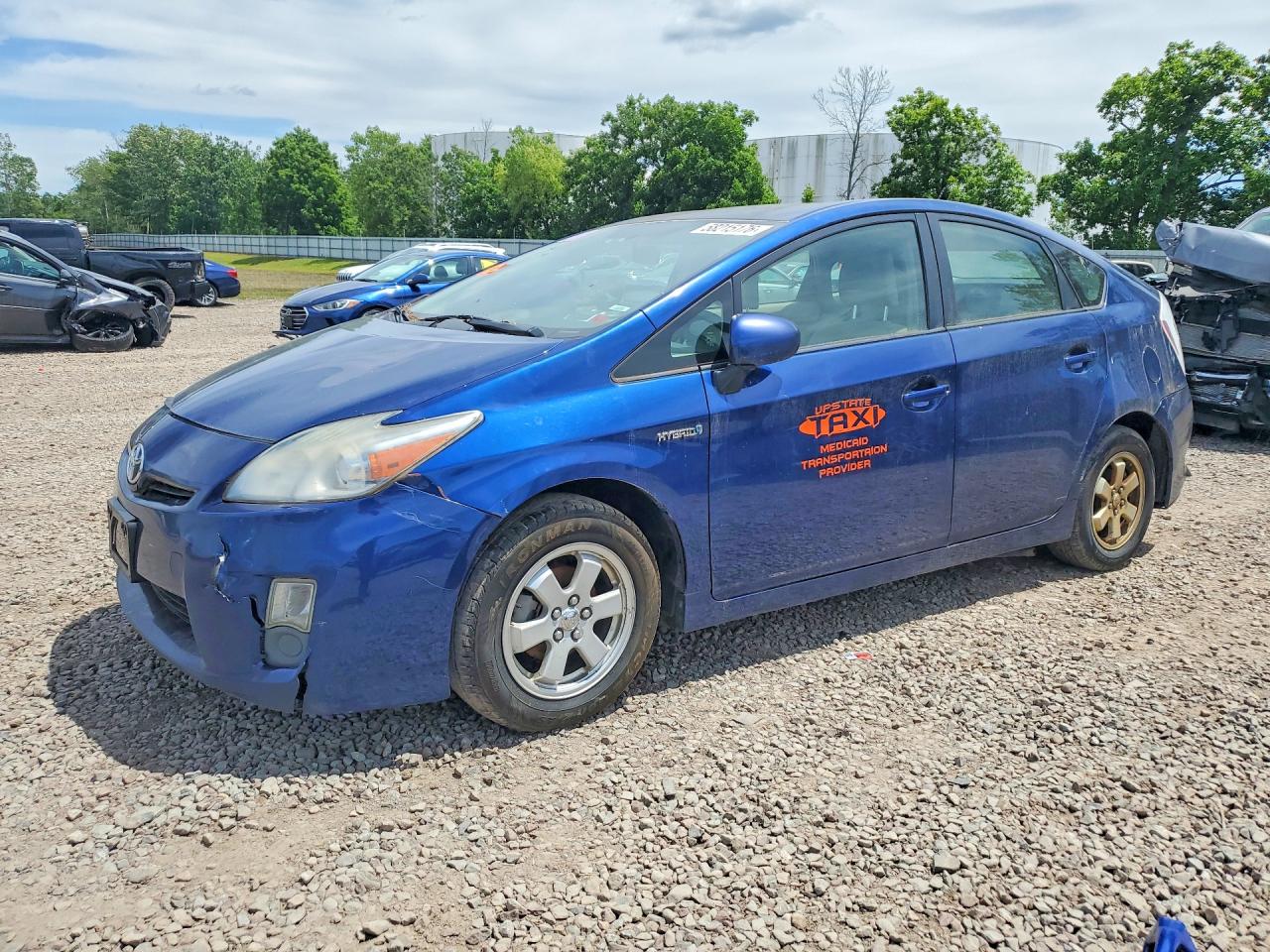 2010 Toyota Prius II, VIN JTDKN3DU5A0039614 — Engine fire
