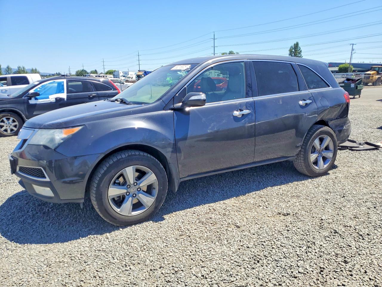 2013 Acura MDX Technology, VIN 2HNYD2H30DH521779 — Бок