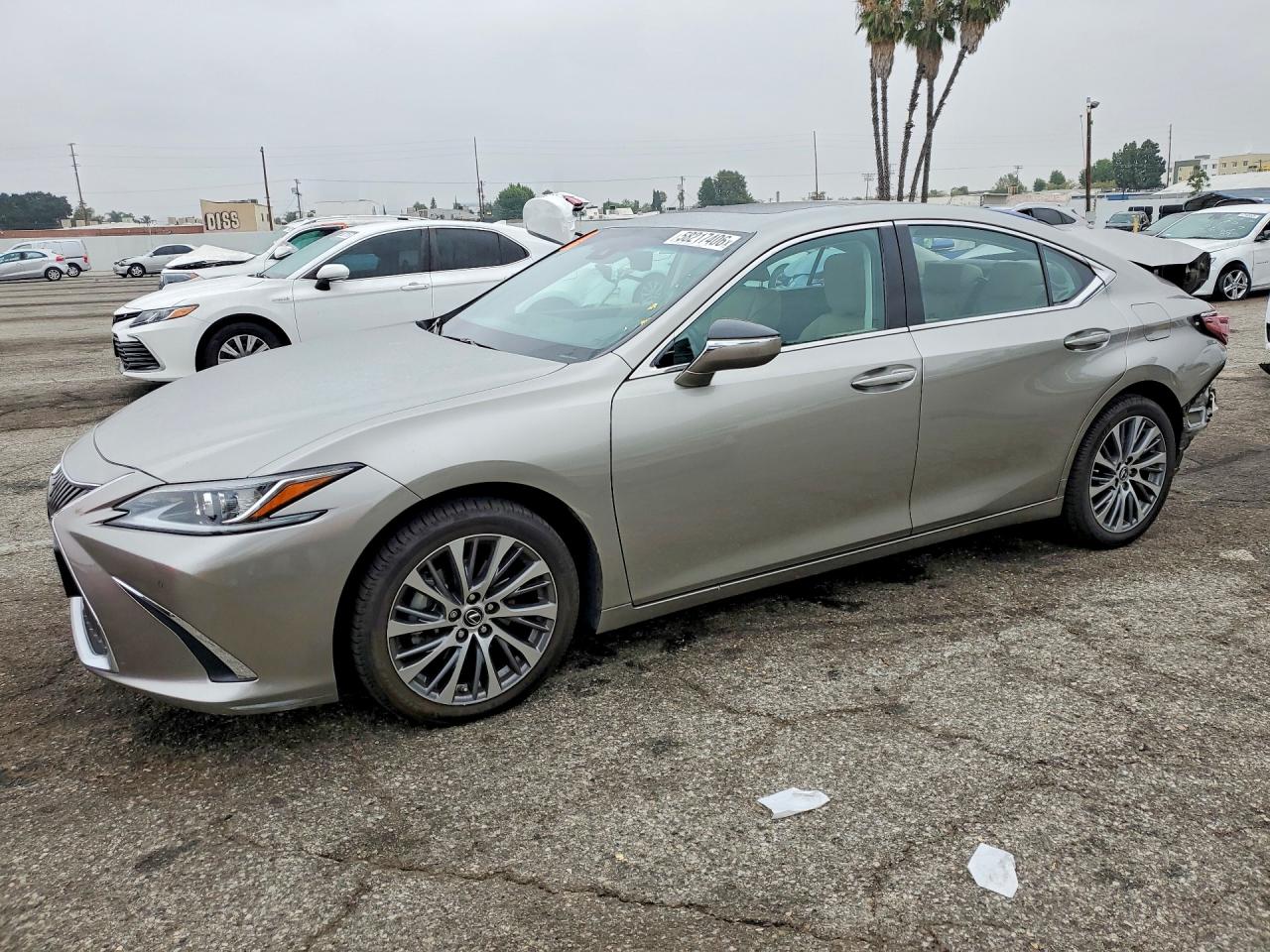 2020 Lexus ES 350, VIN 58ADZ1B11LU080543 — Rear end