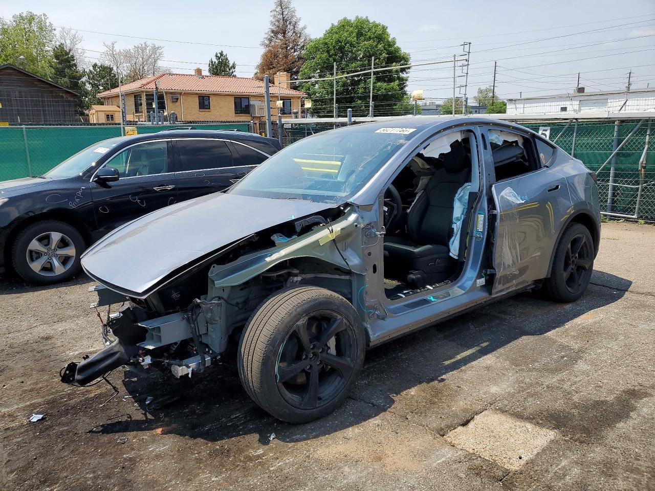 2026 Tesla Model Y Long Range Launch Series, VIN 7SAYGDEE4TA456809 — Front end