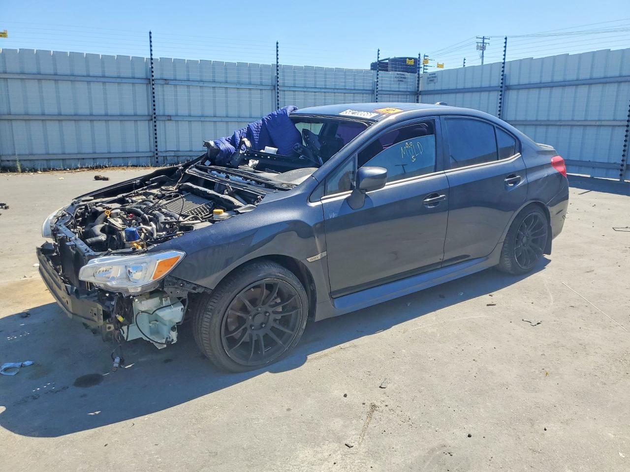 2017 Subaru WRX Premium, VIN JF1VA1E68H9841373 — Front end