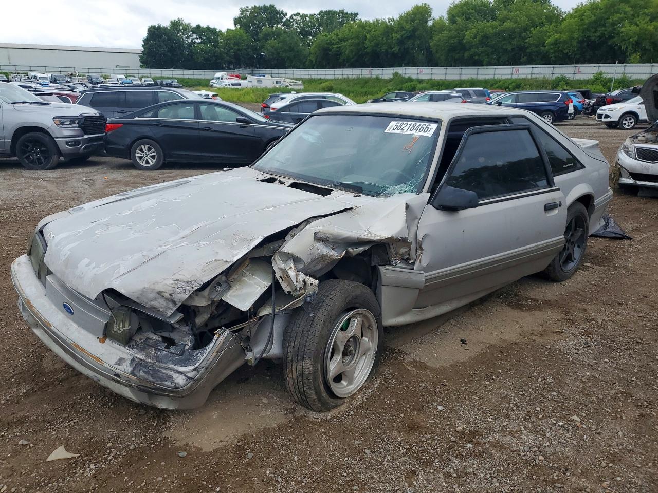 1991 Ford Mustang GT, VIN 1FACP42E4MF163400 — Front end