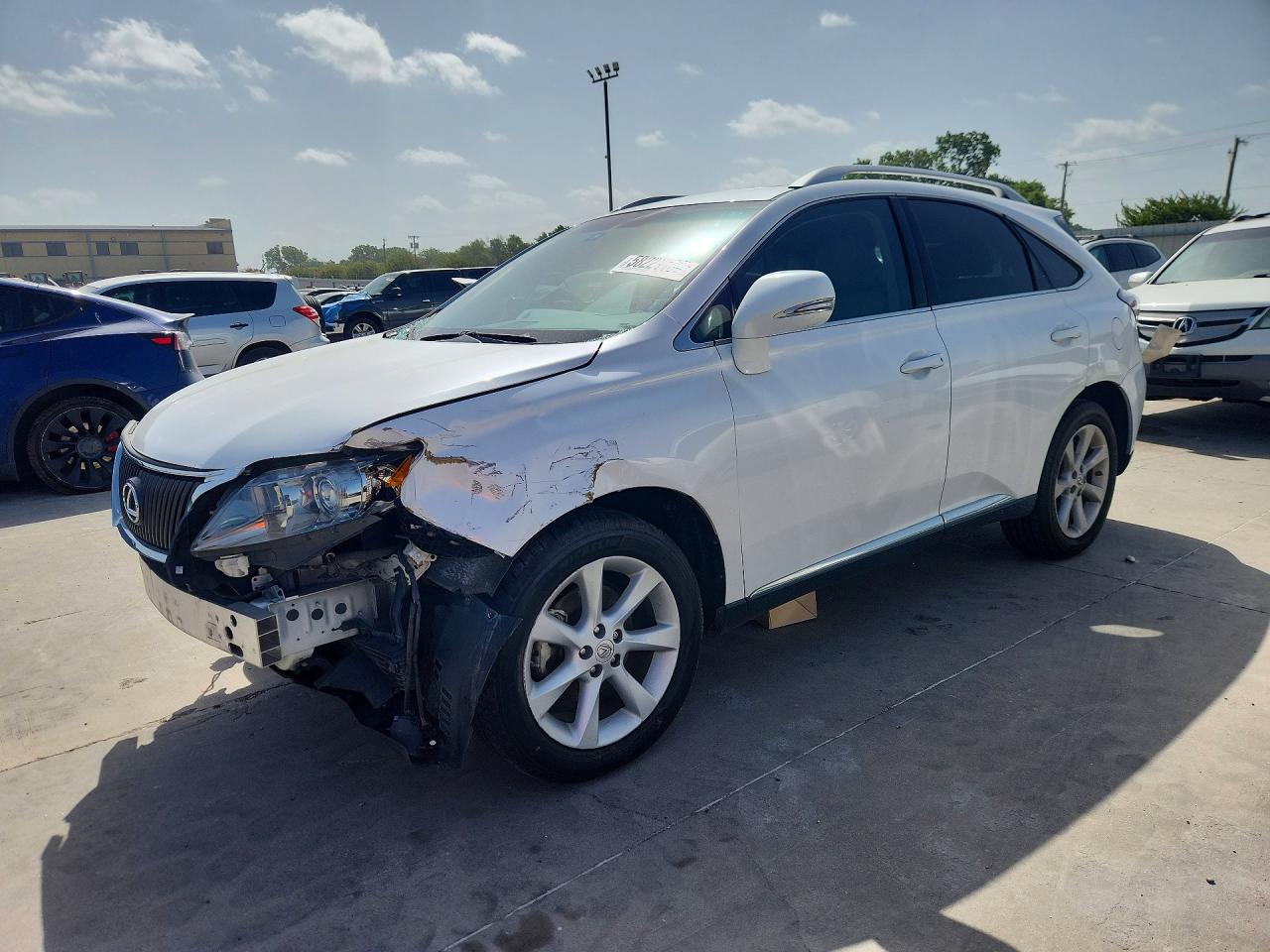 2012 Lexus RX 350, VIN 2T2ZK1BA0CC085263 — Front end