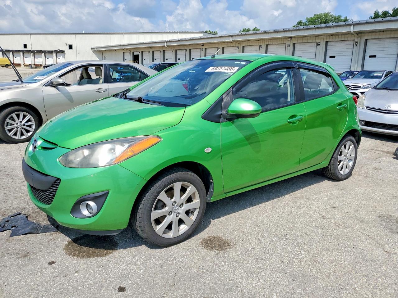 2011 Mazda 2 Touring, VIN JM1DE1HY8B0126788 — Rear end