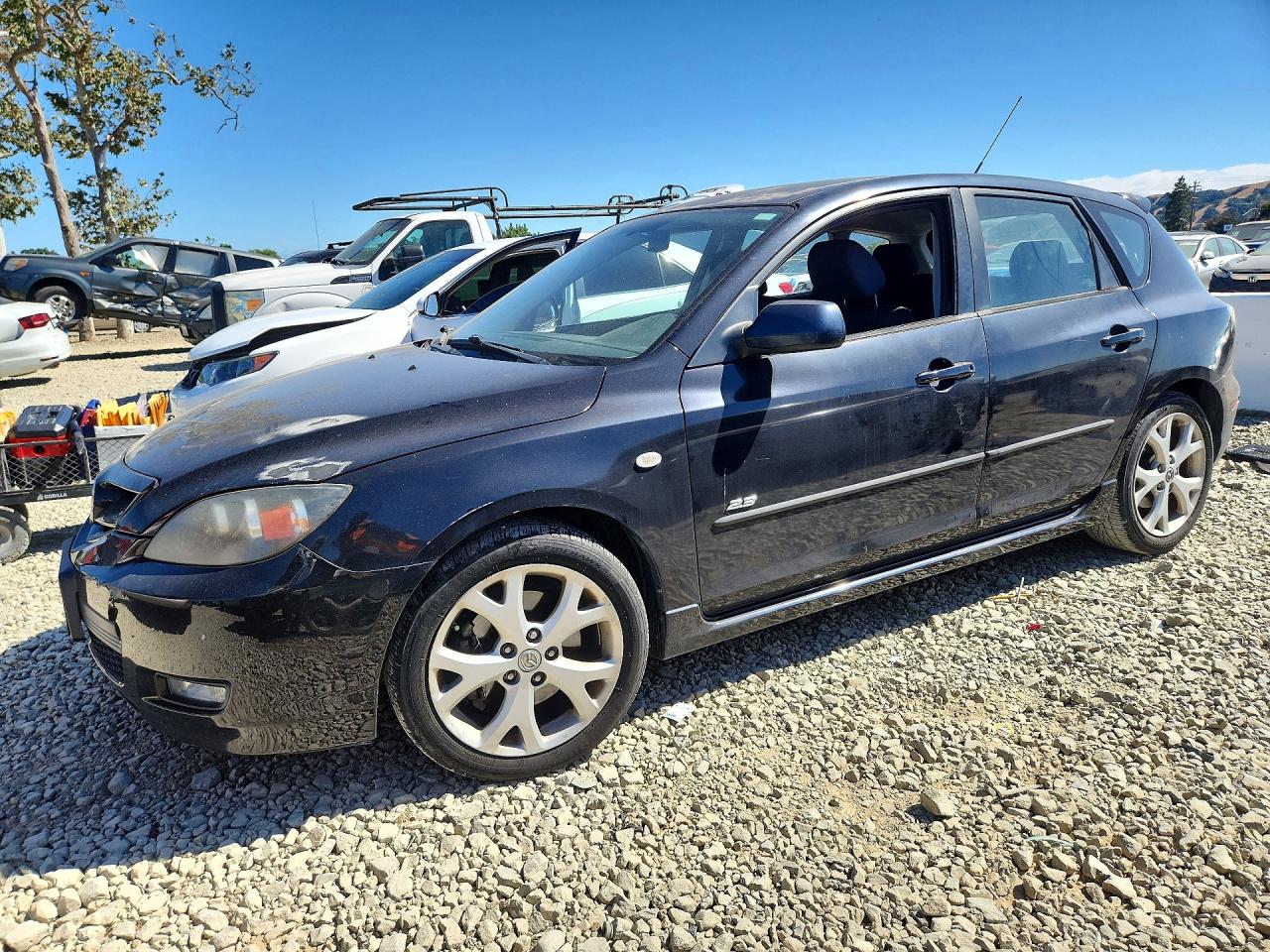 2007 Mazda 3 S Touring, VIN JM1BK344671772704 — Front end