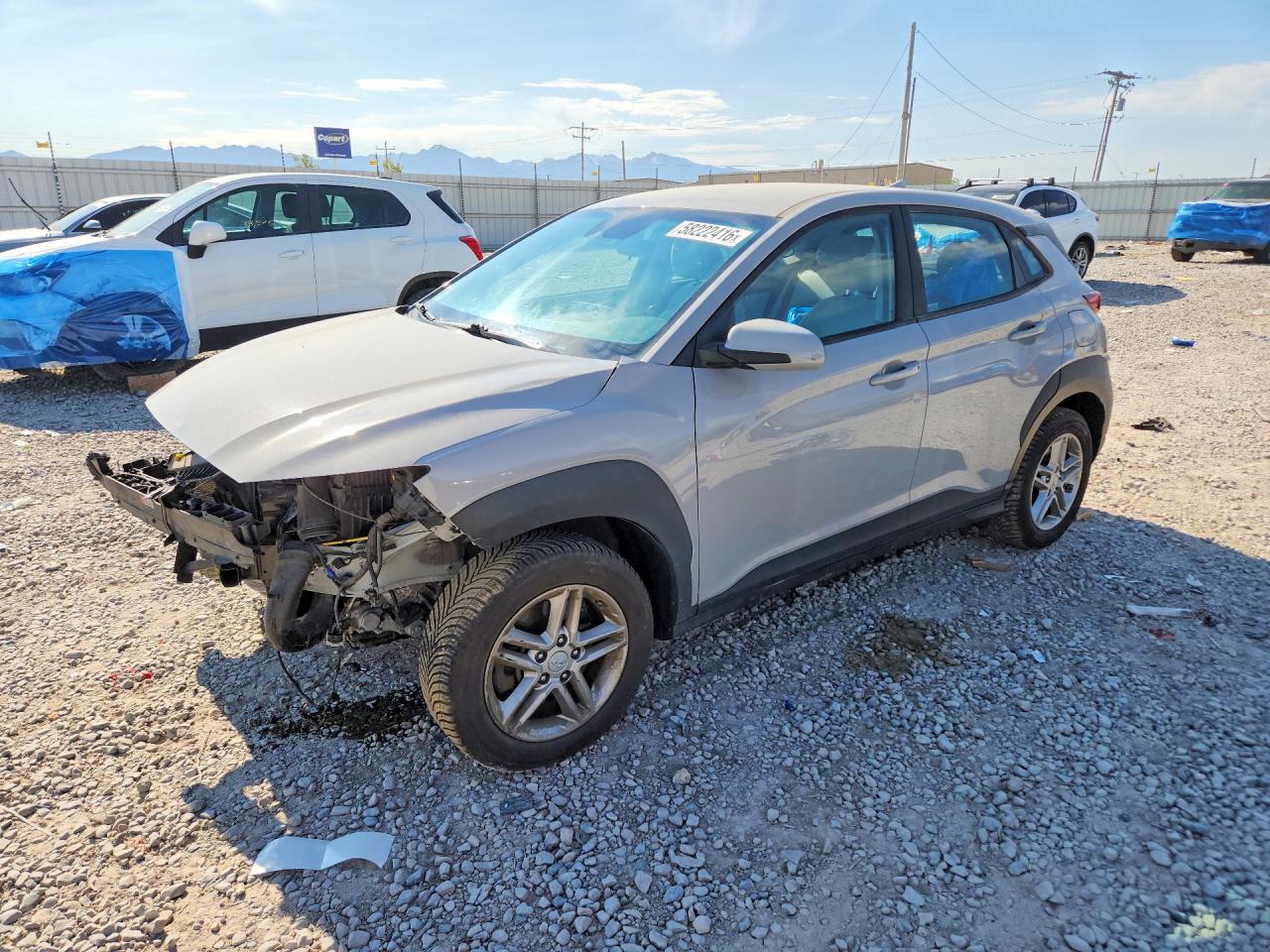 2022 Hyundai Kona SE, VIN KM8K2CAB7NU804621 — Front end