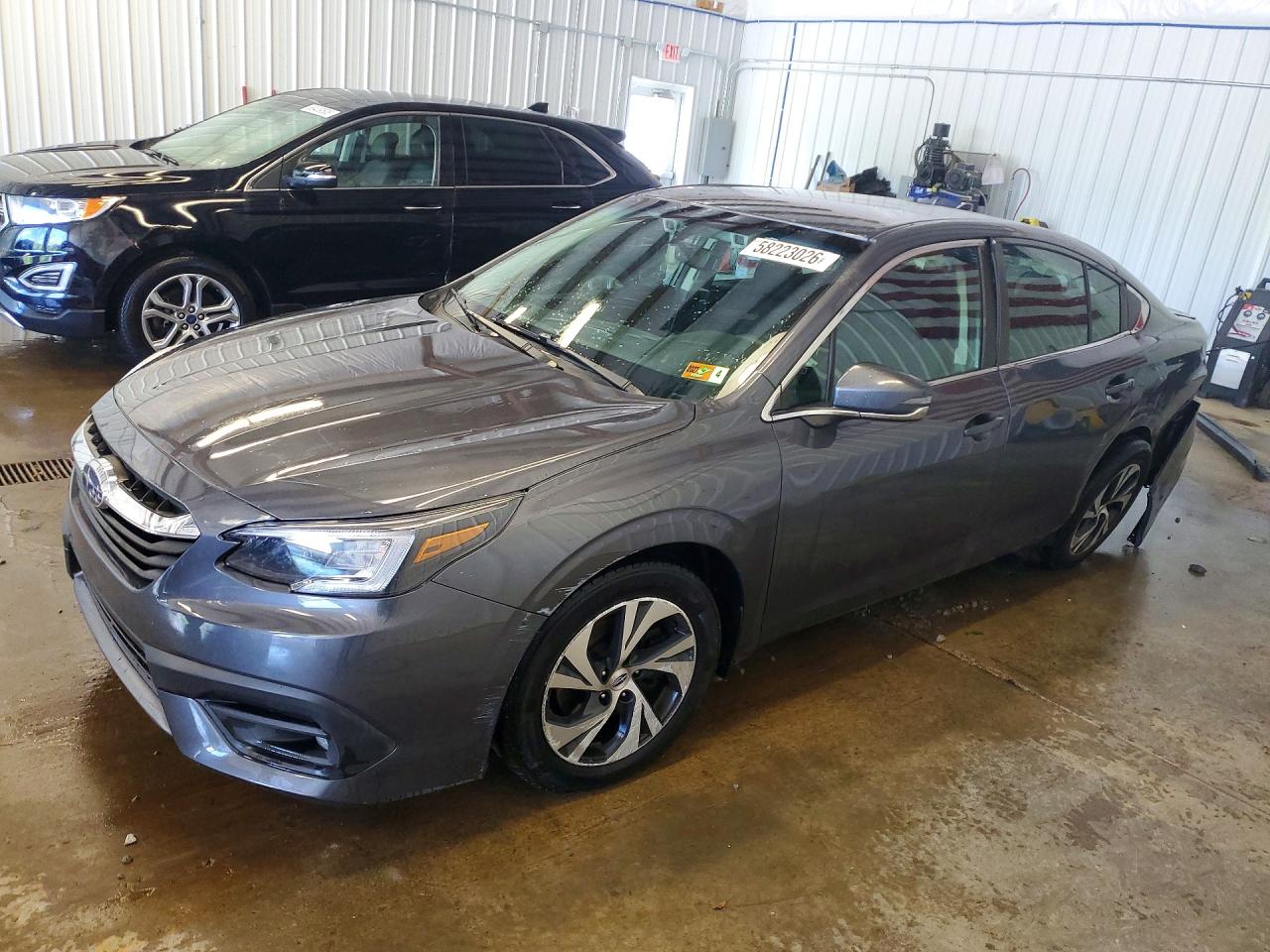 2020 Subaru Legacy Premium, VIN 4S3BWAC66L3022102 — Rear end