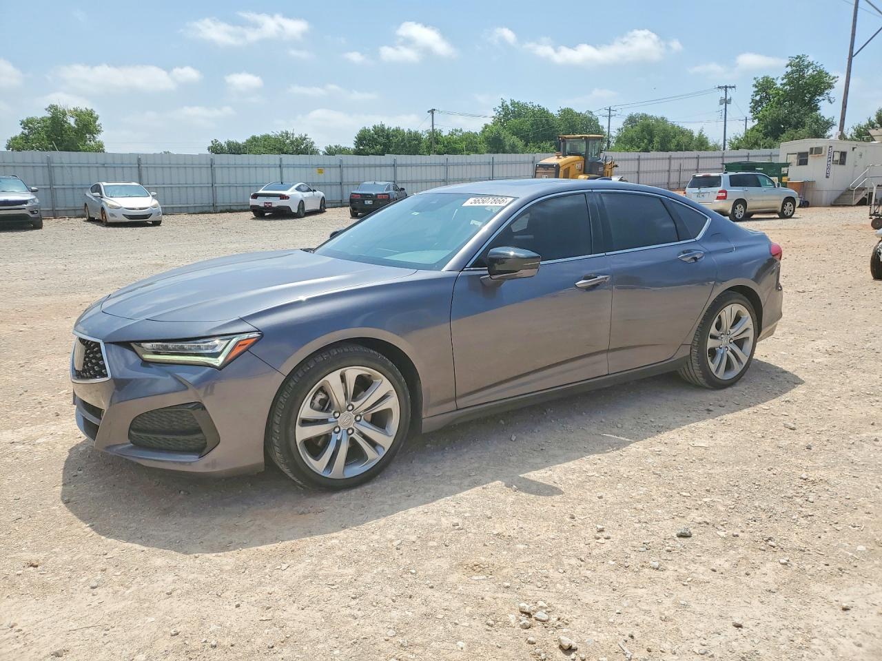 2022 Acura TLX Technology, VIN 19UUB6F41NA001881 — Бок