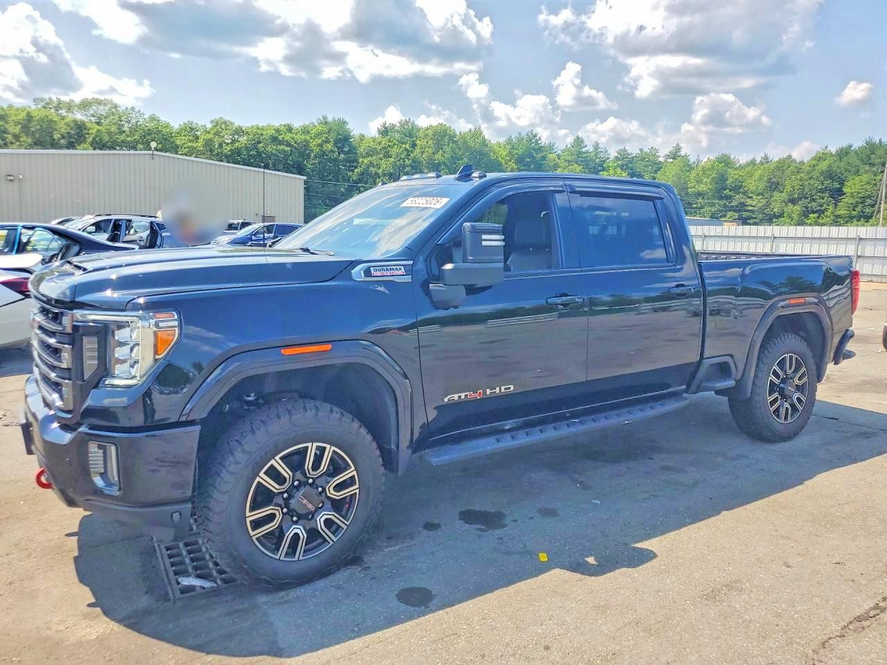 2021 GMC Sierra 2500HD AT4, VIN 1GT49PEY1MF105485 — Front end