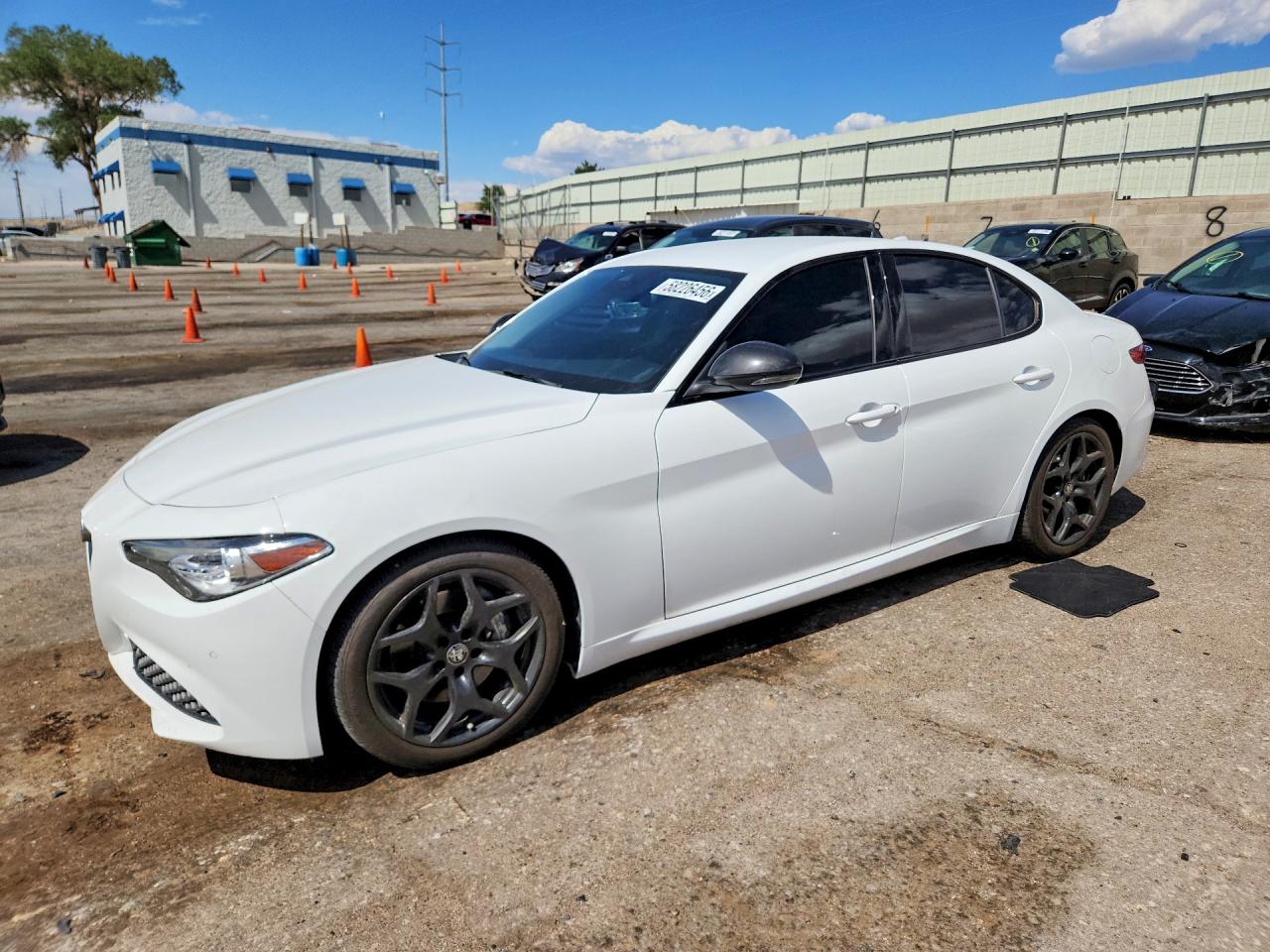 2021 Alfa Romeo Giulia, VIN ZARFAMAN5M7646355 — Мелкие вмятины и царапины