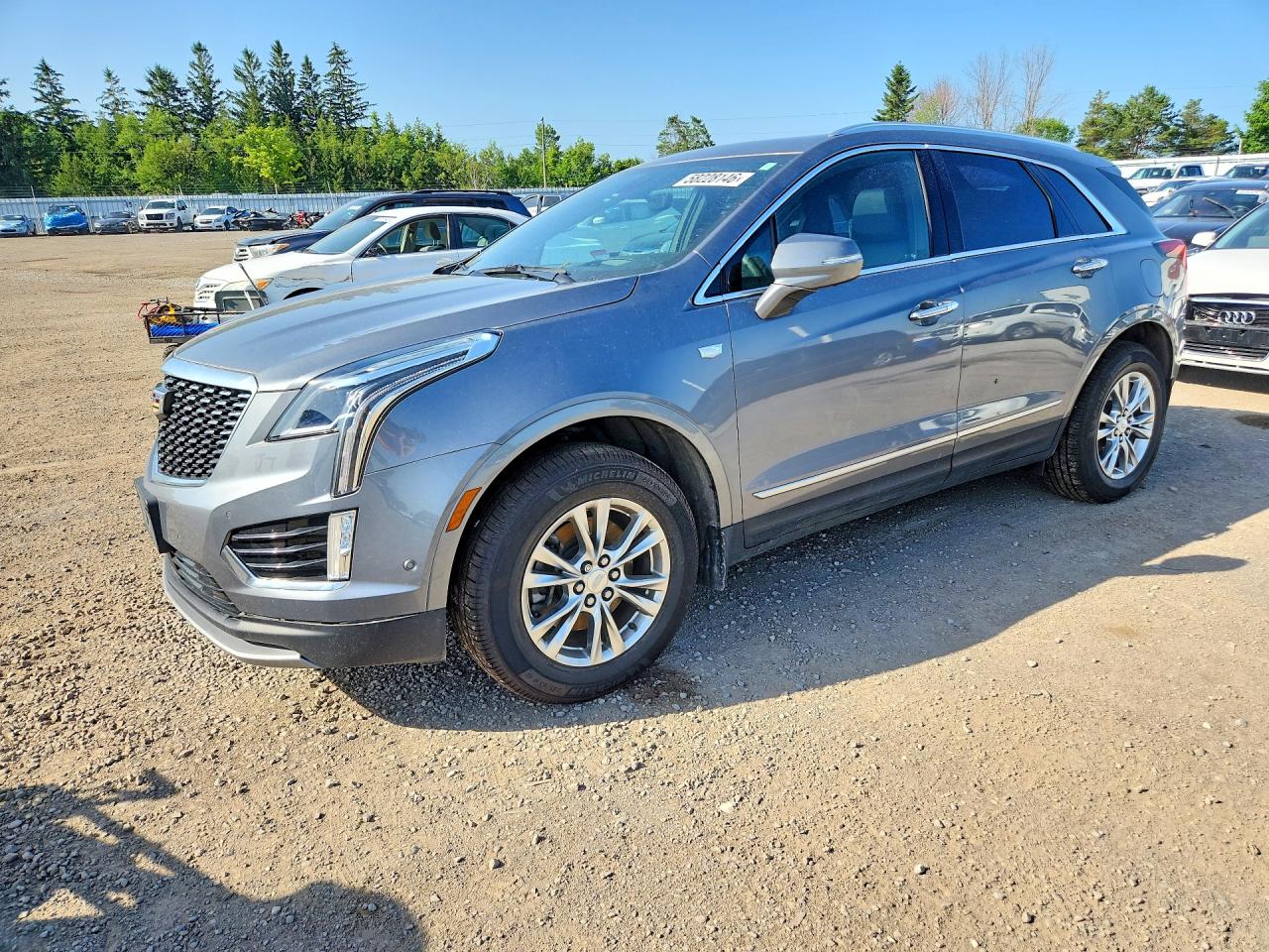 2020 Cadillac XT5 Premium Luxury AWD, VIN 1GYKNDRS9LZ167568 — Undercarriage