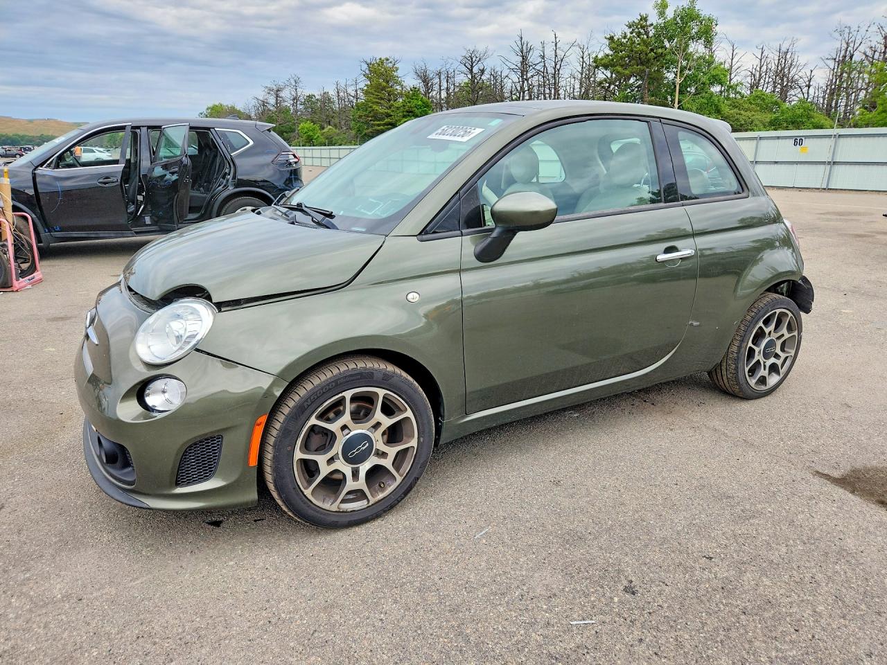 2018 FIAT 500 Pop, VIN 3C3CFFKH9JT377887 — Перед