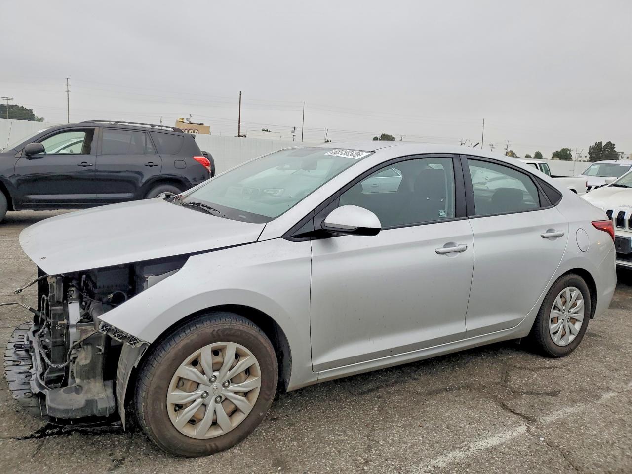 2019 Hyundai Accent SE, VIN 3KPC24A31KE073802 — Front end