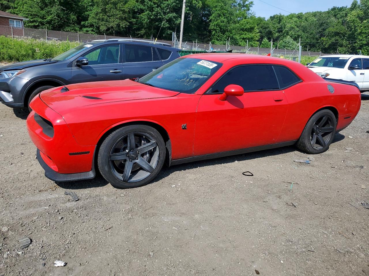 2017 Dodge Challenger 392 Hemi Scat Pack Shaker, VIN 2C3CDZFJ2HH599890 — Vandalism