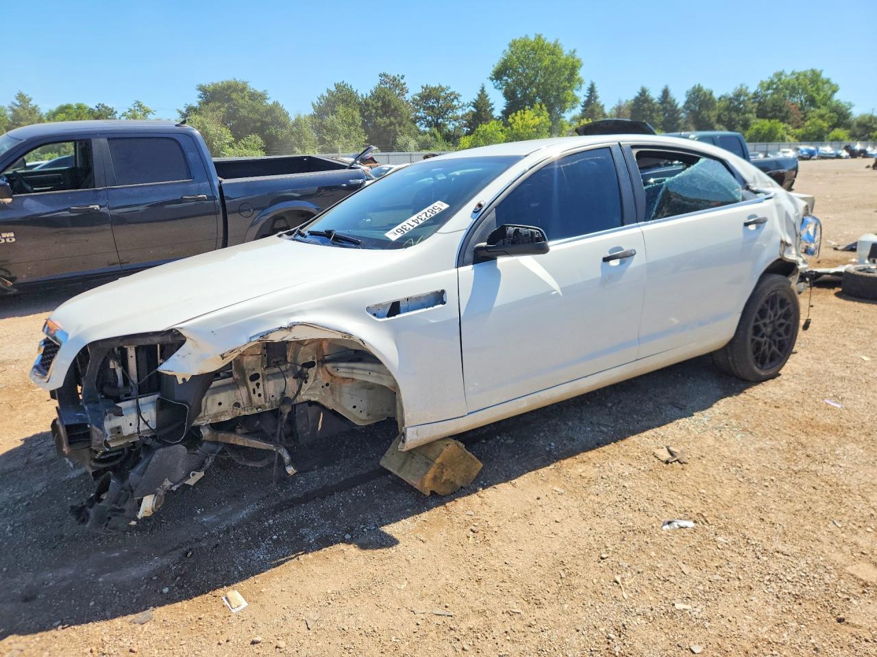 2014 Chevrolet Caprice Police Police, VIN 6G3NS5U20EL967452 — Front end