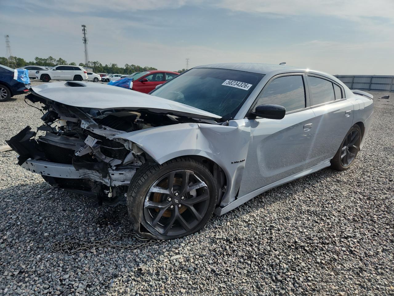 2022 Dodge Charger R/T, VIN 2C3CDXCT0NH138242 — Перед