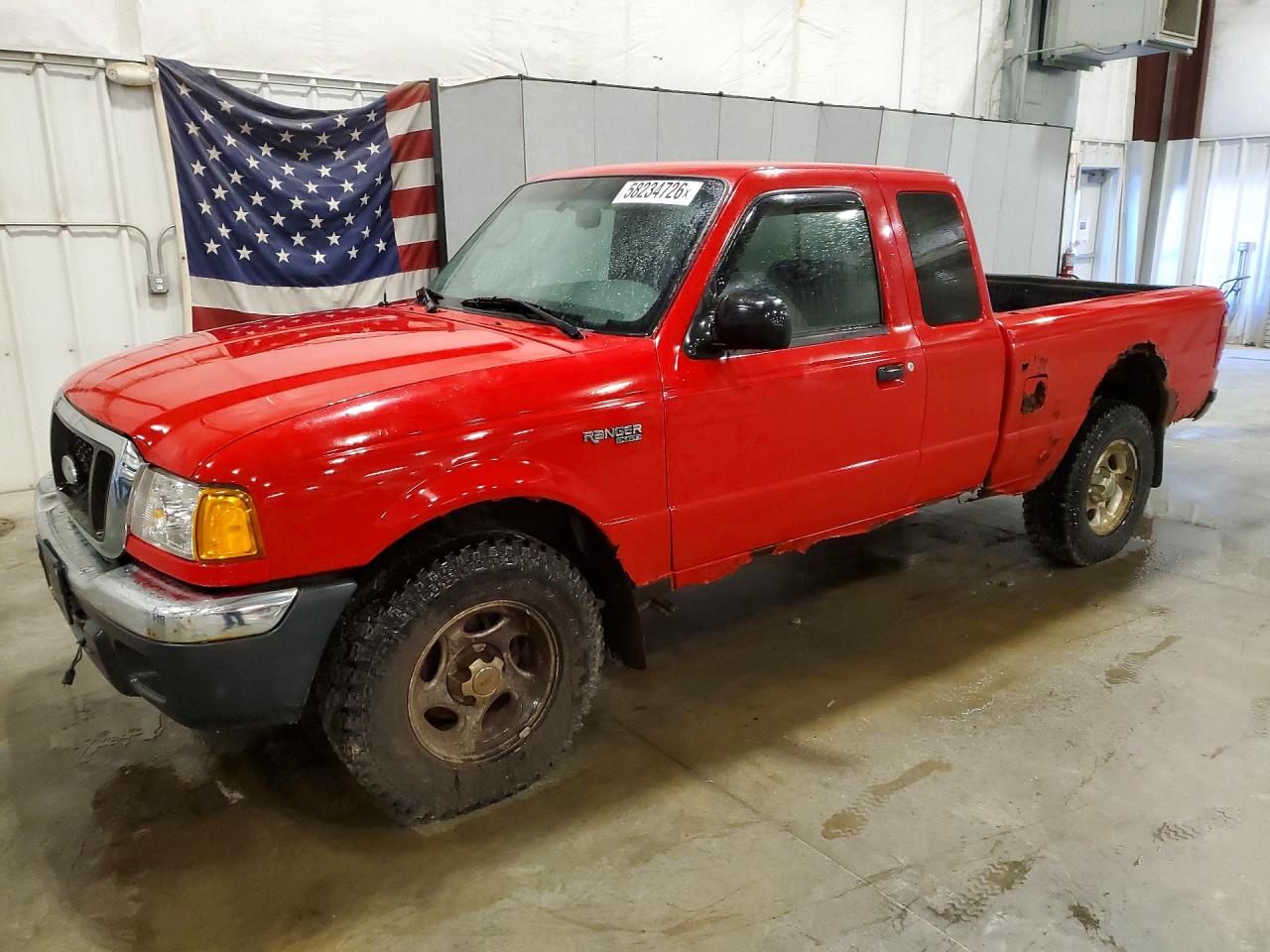 2004 Ford Ranger XL Fleet, VIN 1FTZR45E64PB38776 — Undercarriage