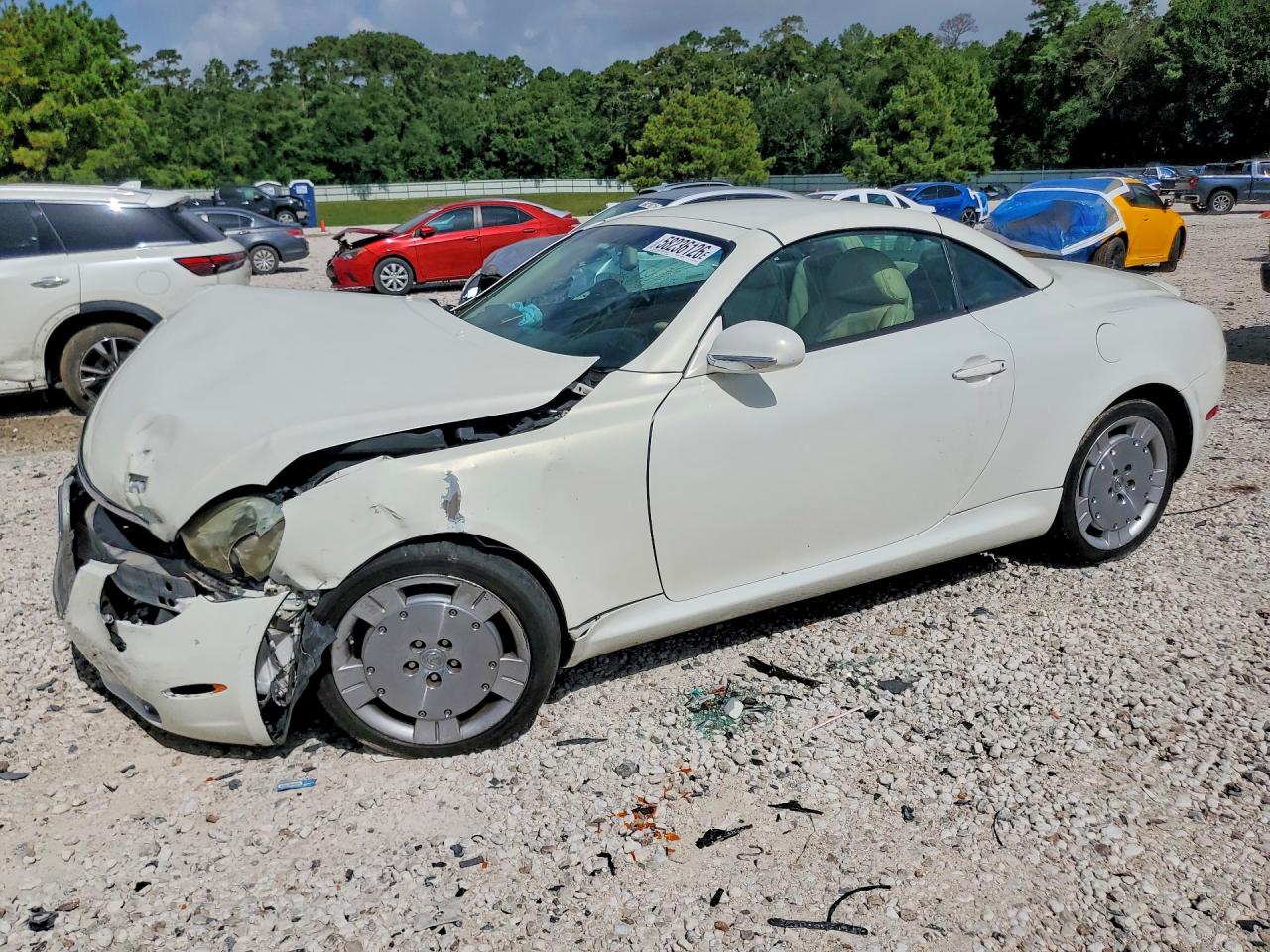 2002 Lexus SC 430, VIN JTHFN48Y620002415 — Front end