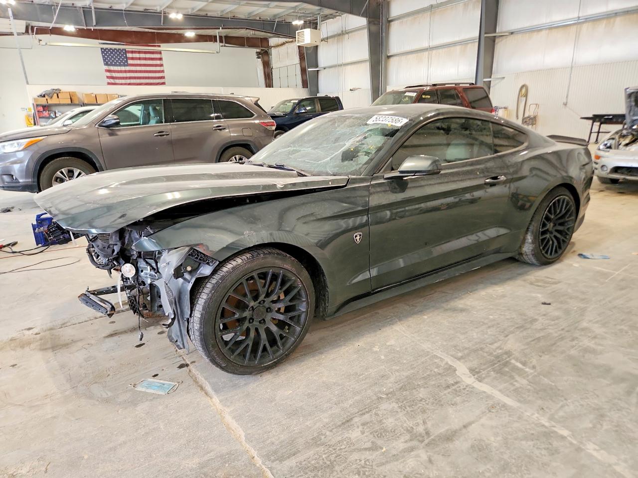 2015 Ford Mustang EcoBoost Premium, VIN 1FA6P8TH9F5305424 — Front end