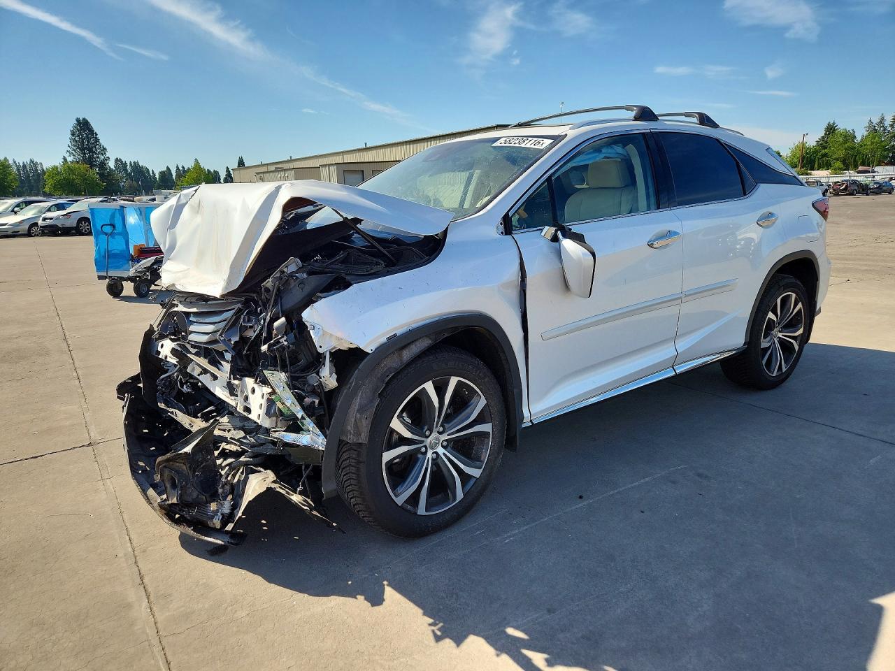2016 Lexus RX 350, VIN JTJBZMCA6G2004852 — Front end